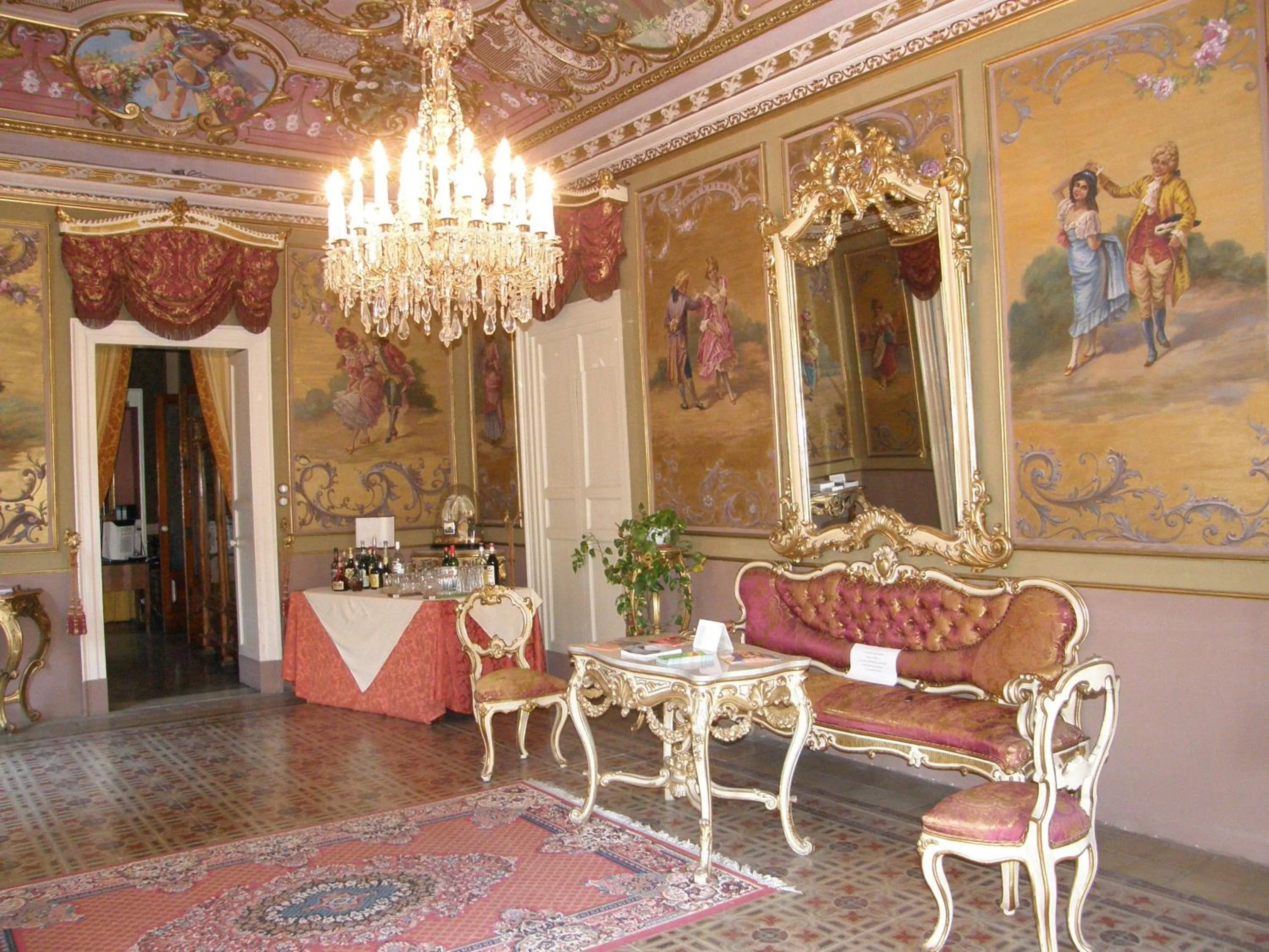 Lobby or reception in Il Gattopardo House