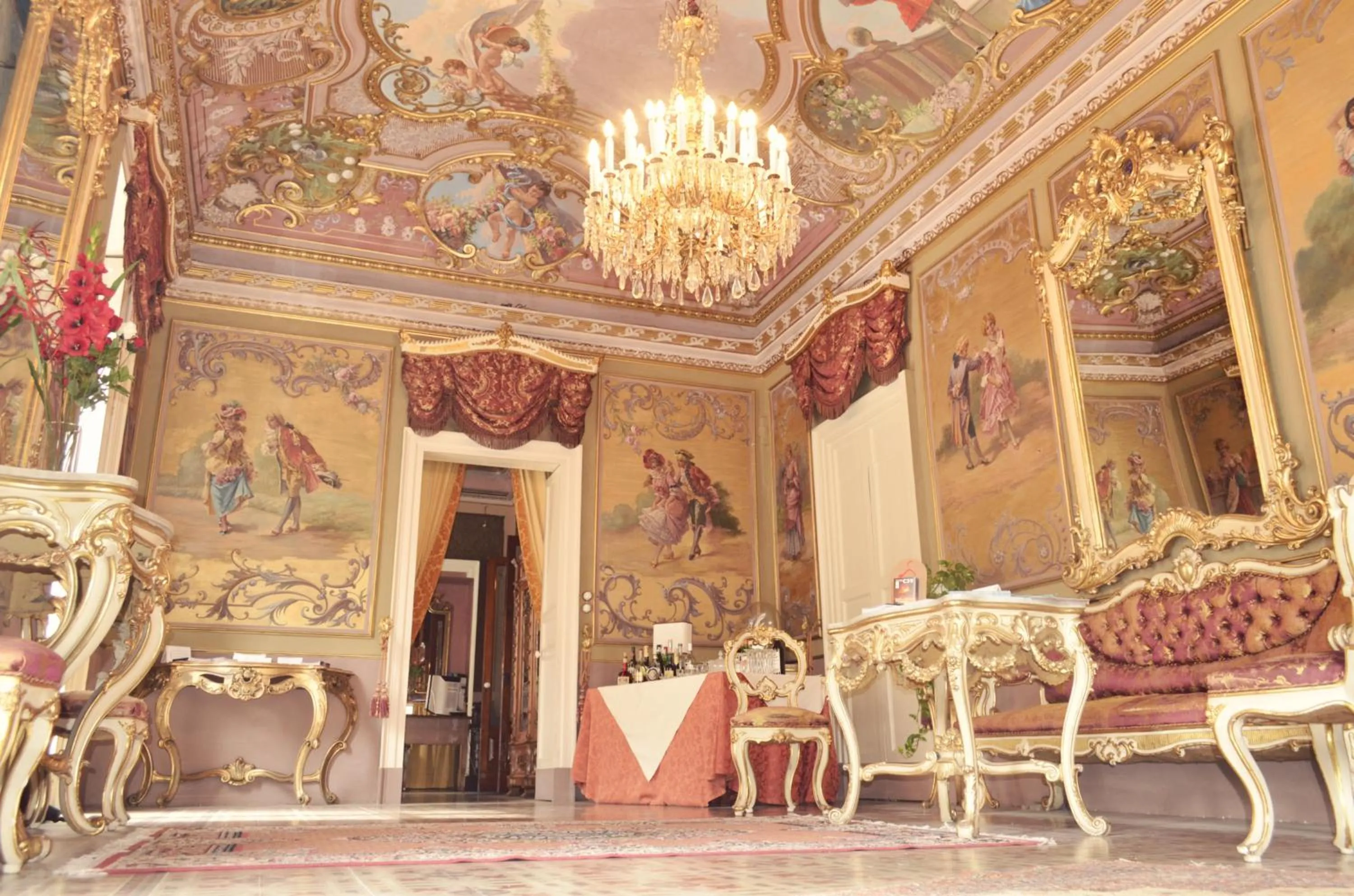 Lobby or reception in Il Gattopardo House