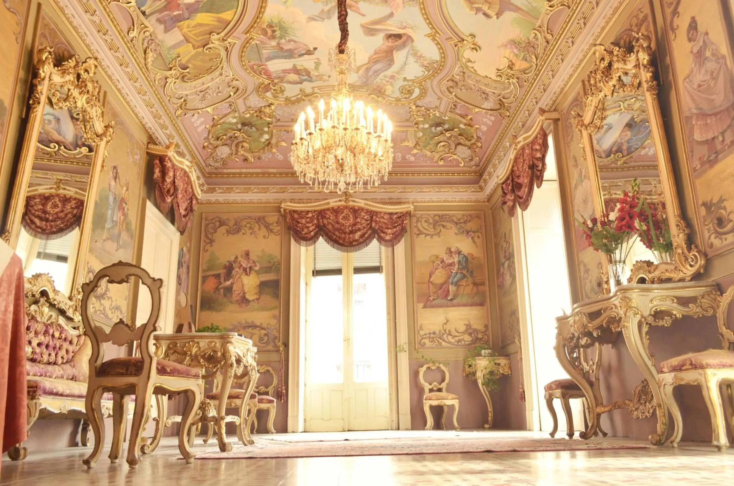 Lobby or reception in Il Gattopardo House