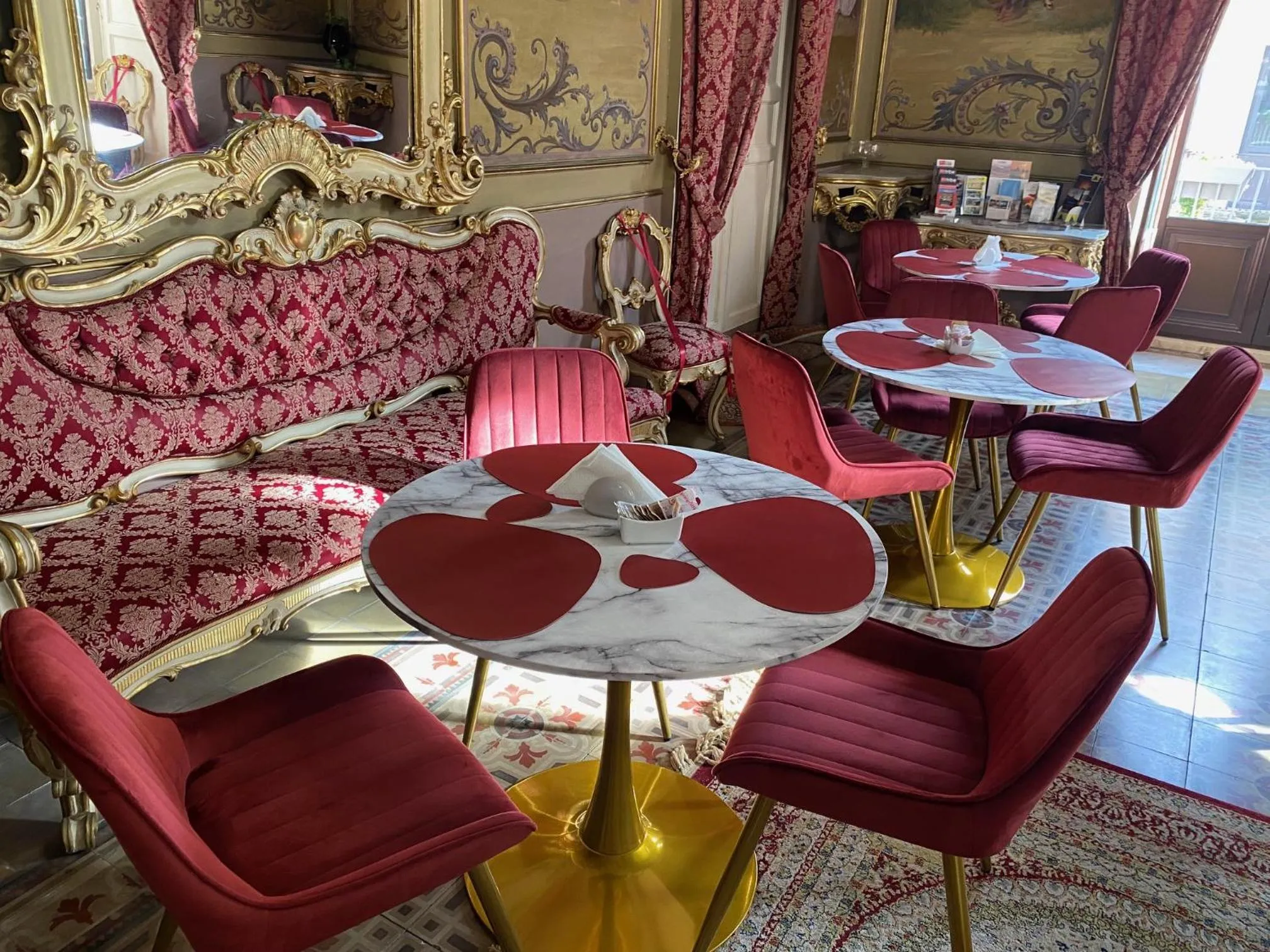 Living room in Il Gattopardo House