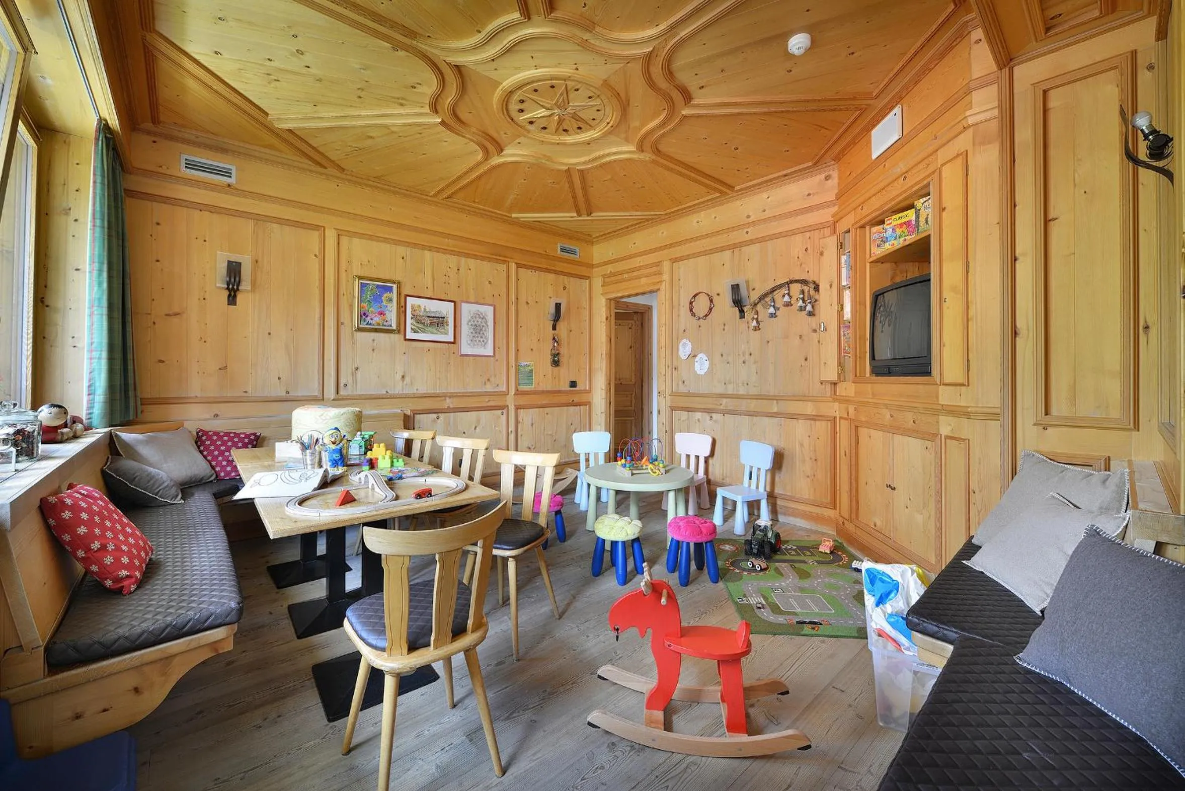 Children play ground in Hotel Posta