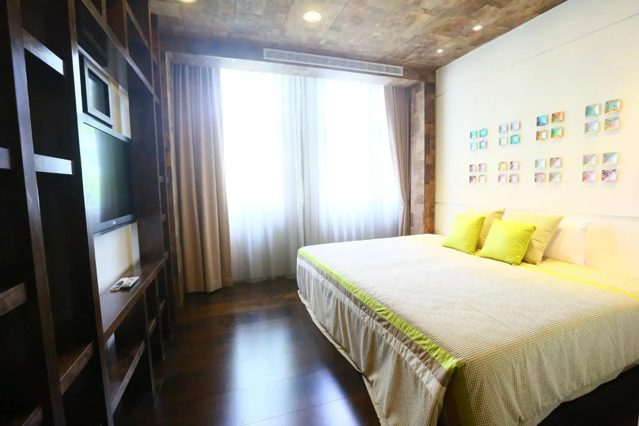 Bed in Zhi Da Craft Service Guest House Bed in Zhi Da Craft Service Guest House