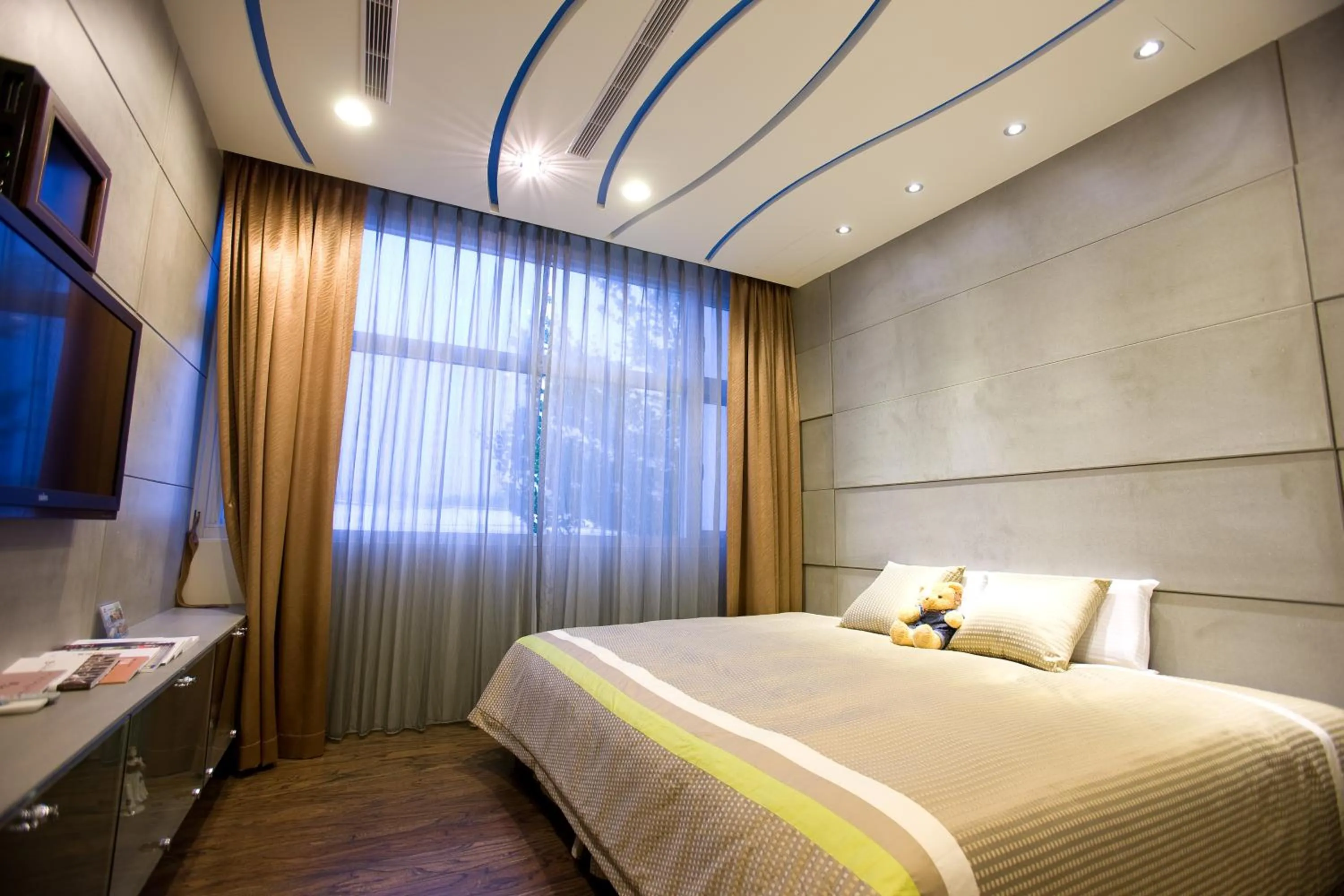 Bed in Zhi Da Craft Service Guest House