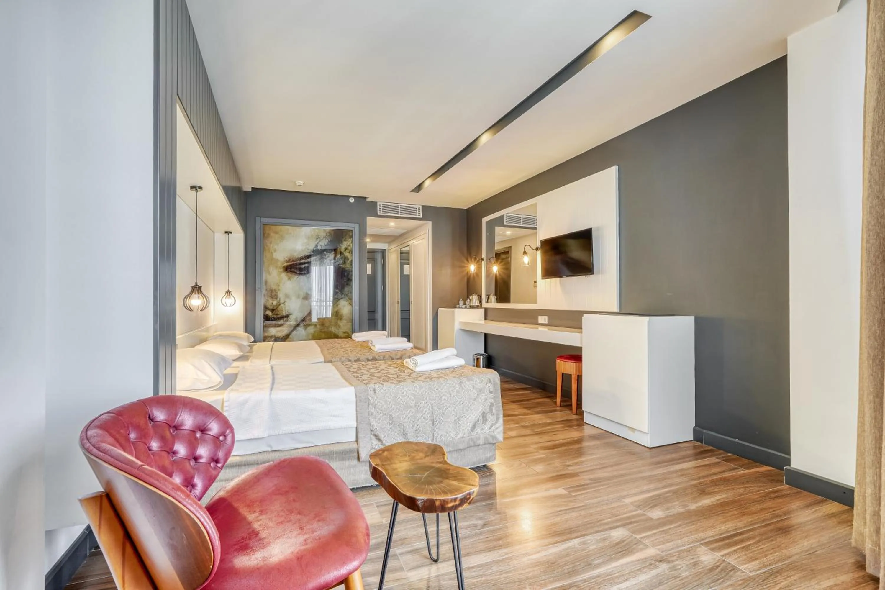 Photo of the whole room, Bed in Sey Beach Hotel & Spa