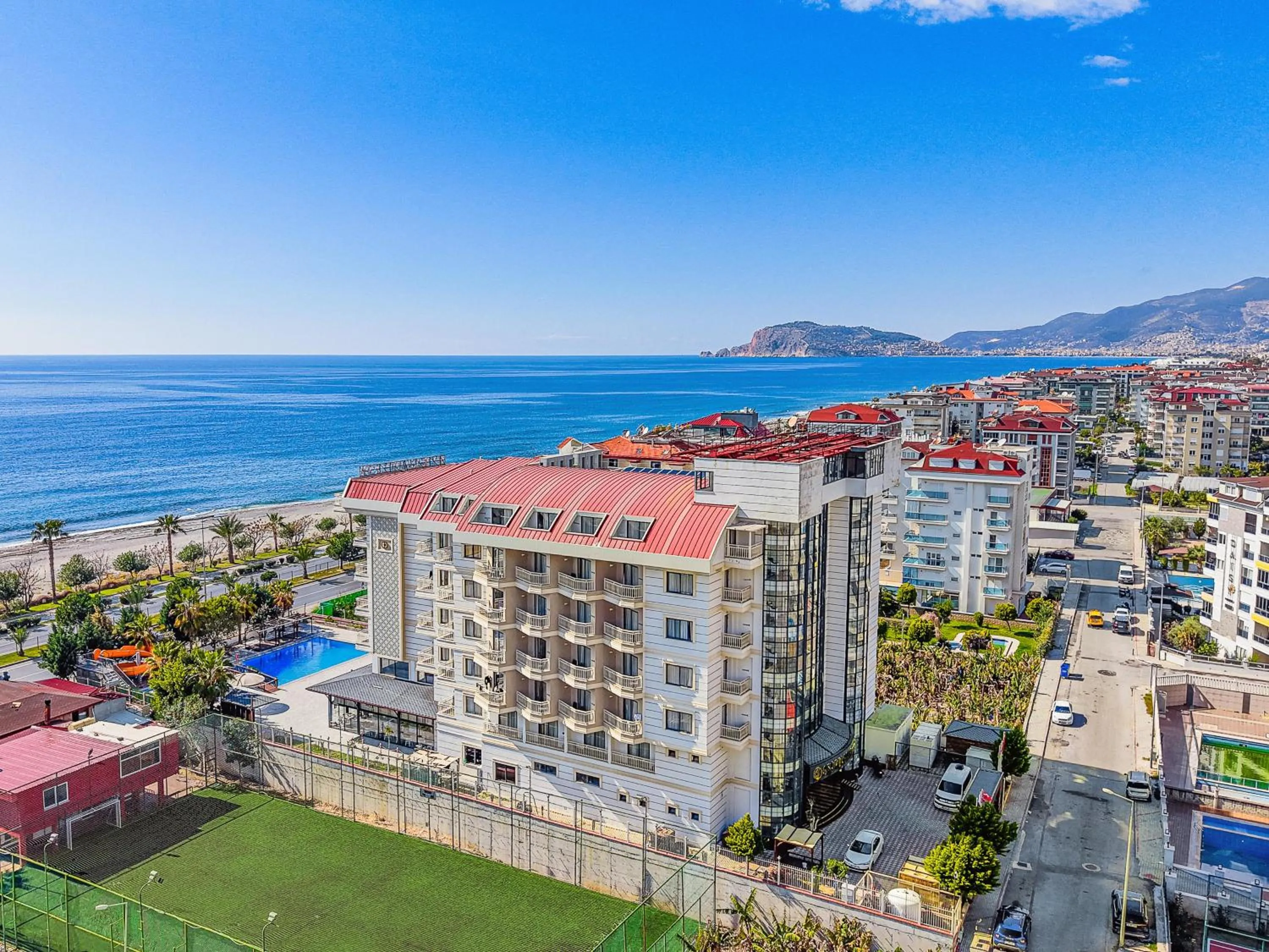 Property building in Sey Beach Hotel & Spa