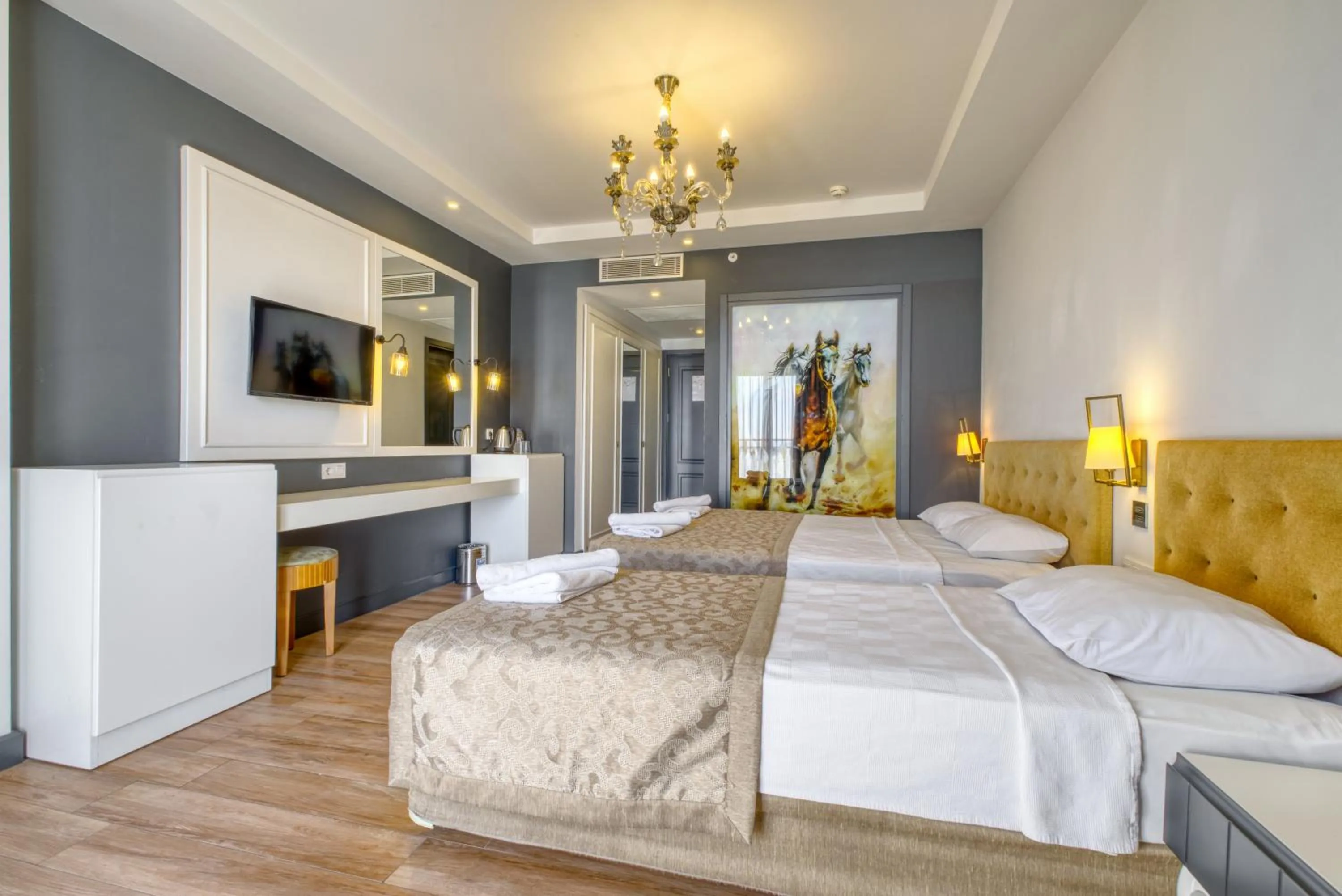 Bed in Sey Beach Hotel & Spa