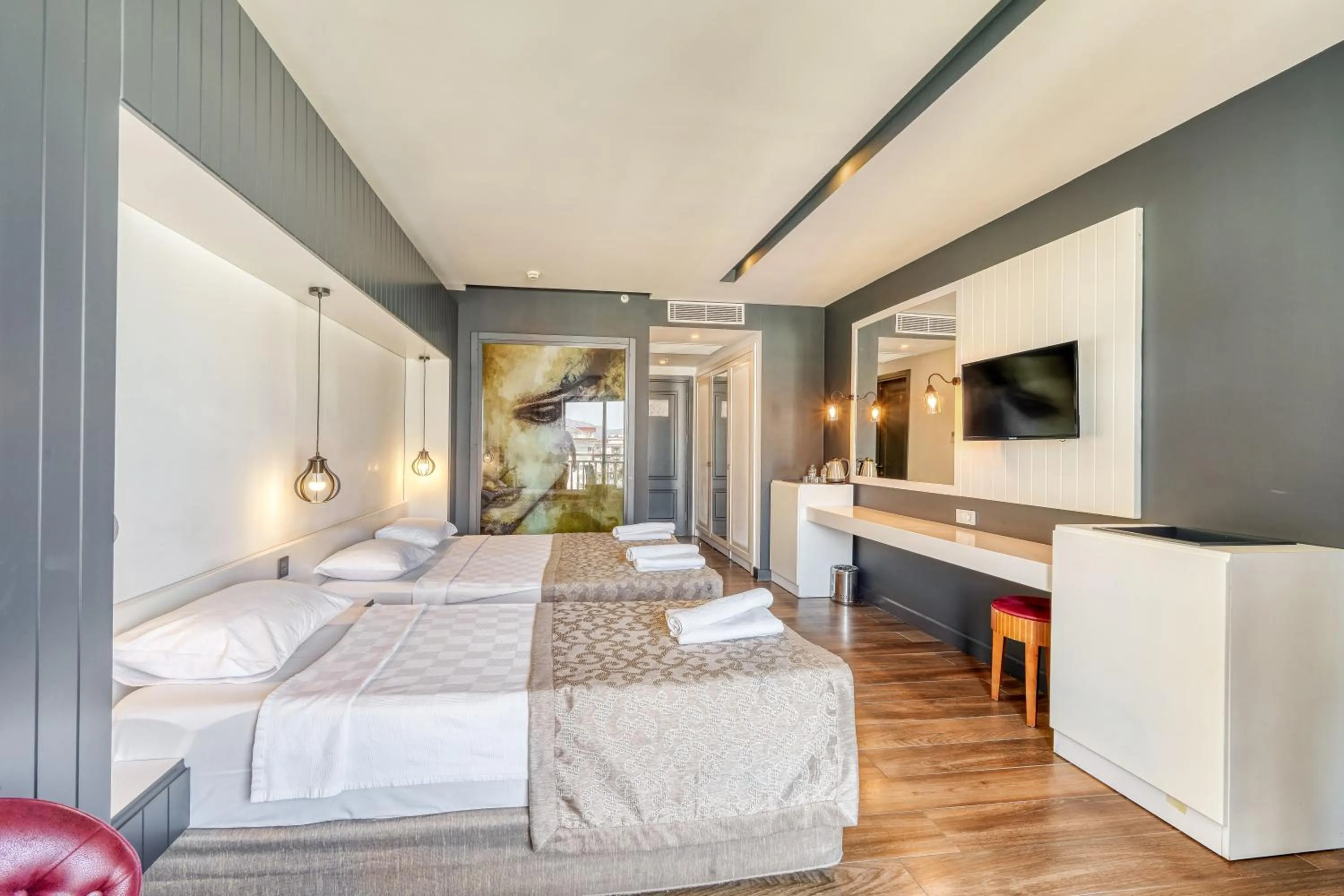 Photo of the whole room, Bed in Sey Beach Hotel & Spa