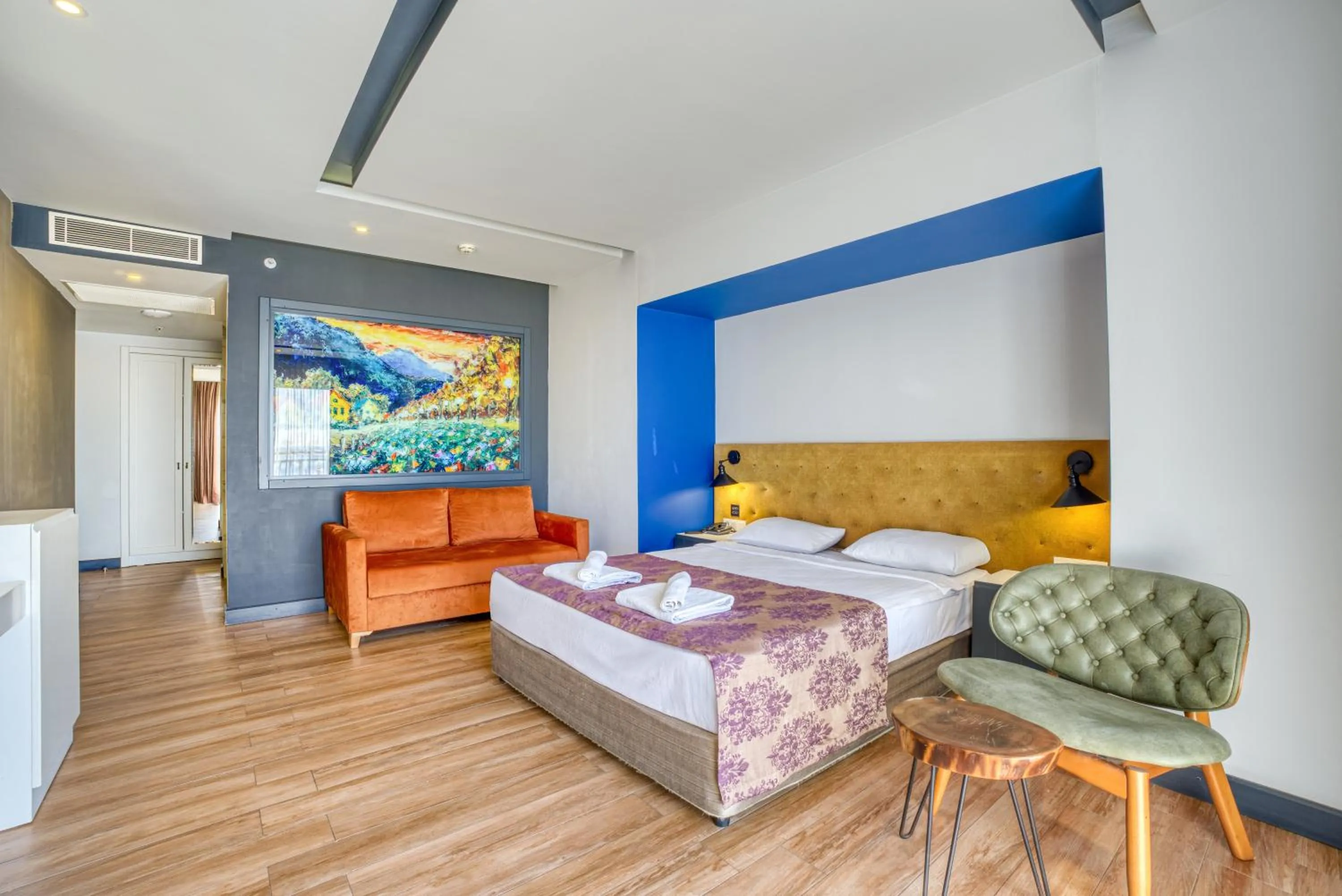 Bedroom, Bed in Sey Beach Hotel & Spa