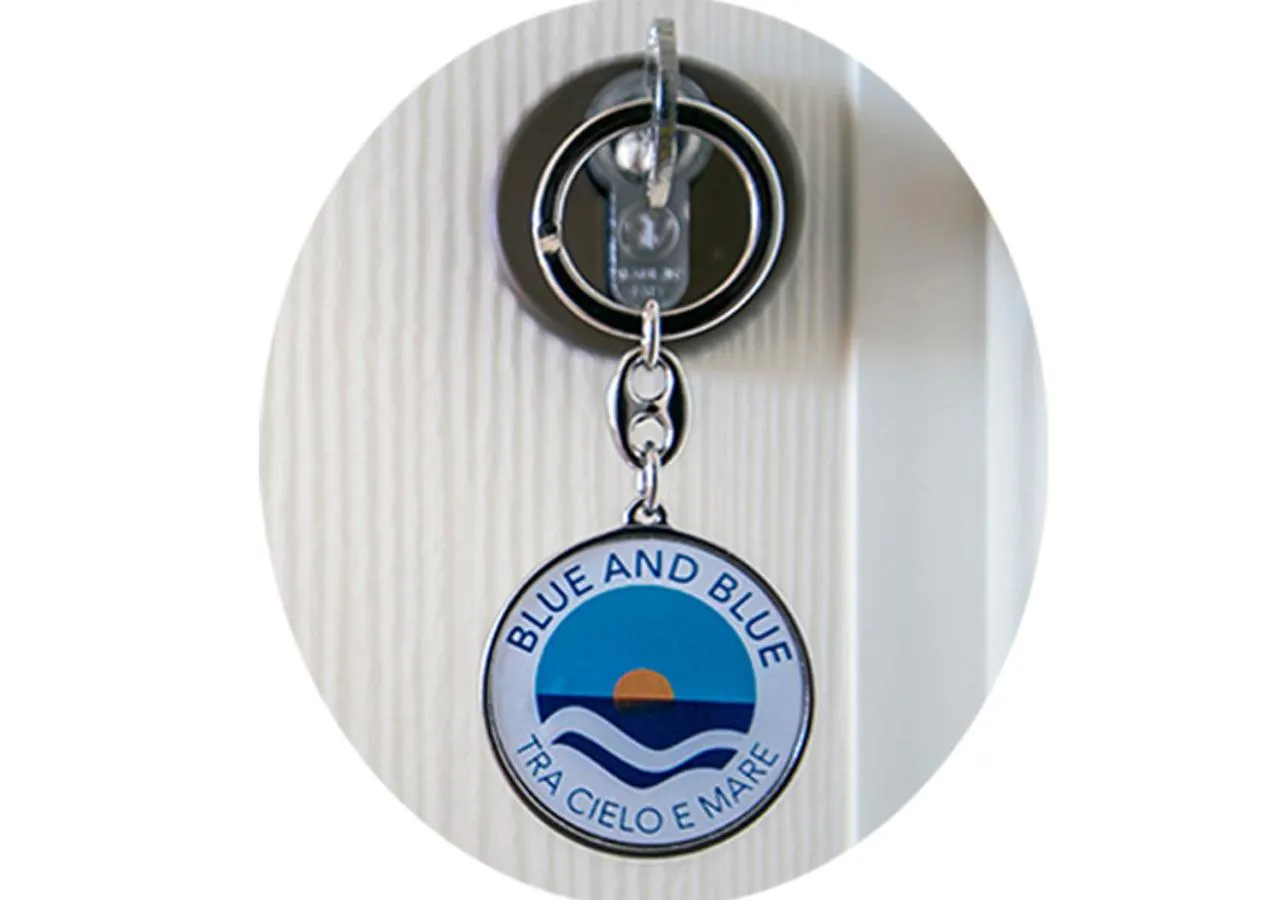 Night, Property Logo/Sign in Blue And Blue City