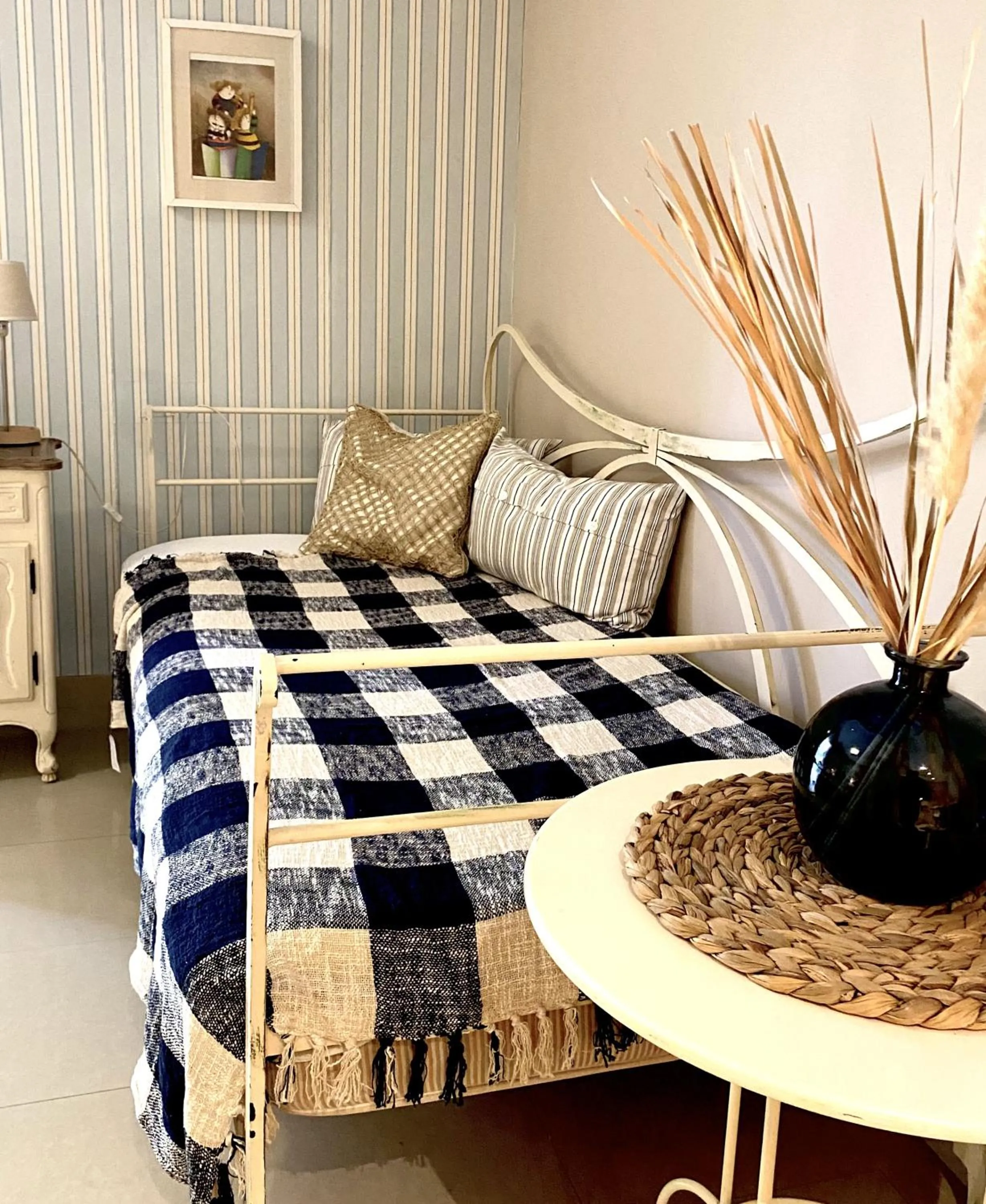 Bed in Kaloudis Studios & Apartments