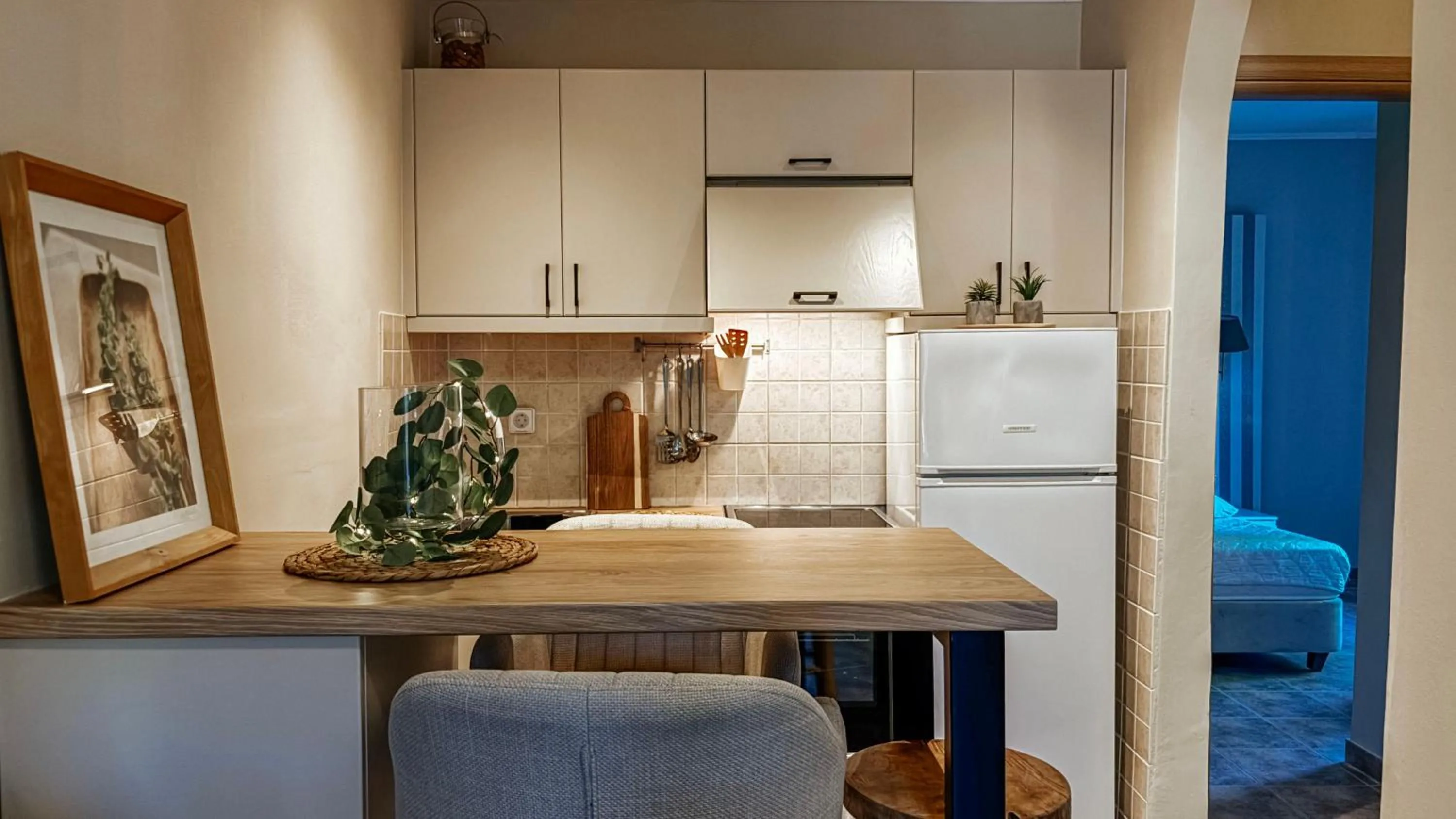 kitchen in Kaloudis Studios & Apartments