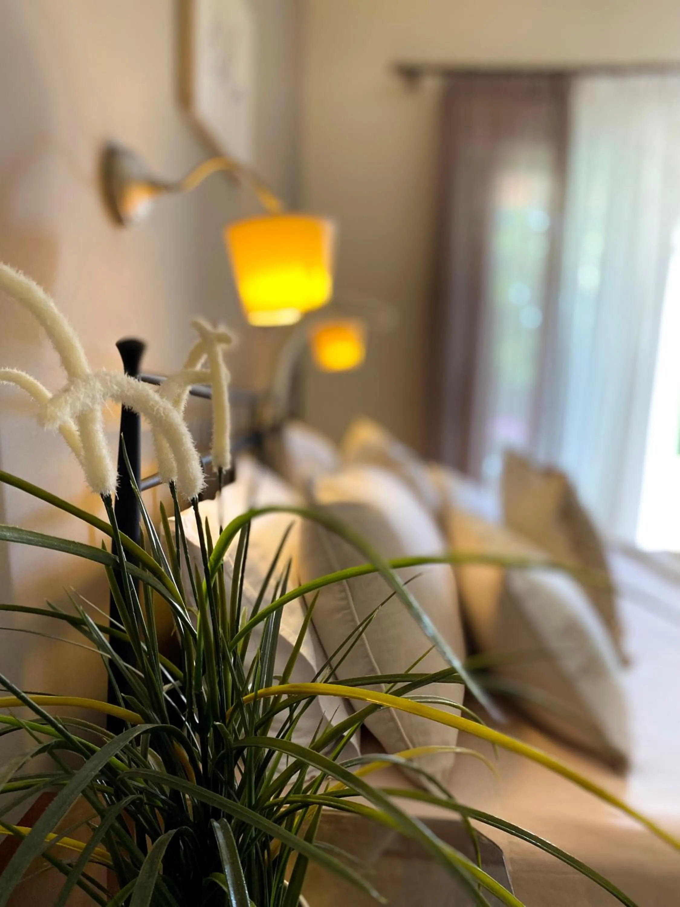 Decorative detail, Bed in Kaloudis Studios & Apartments
