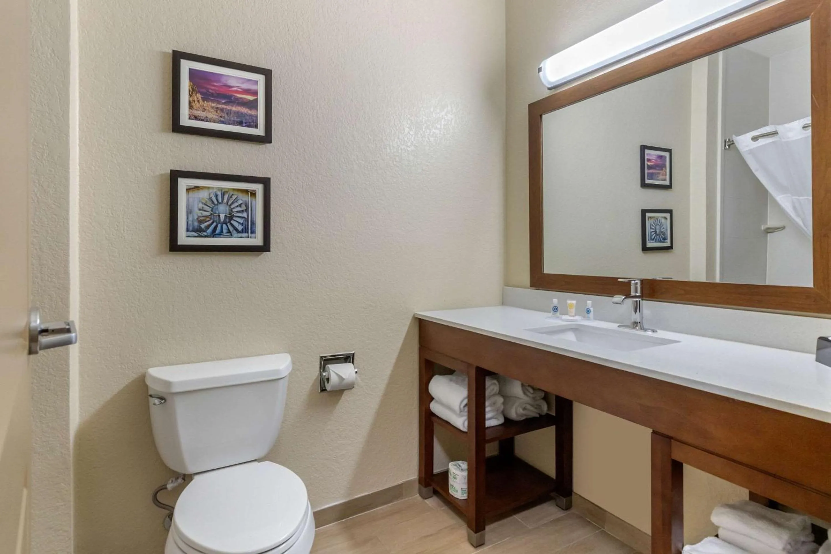 Bathroom in Comfort Suites San Antonio Airport North