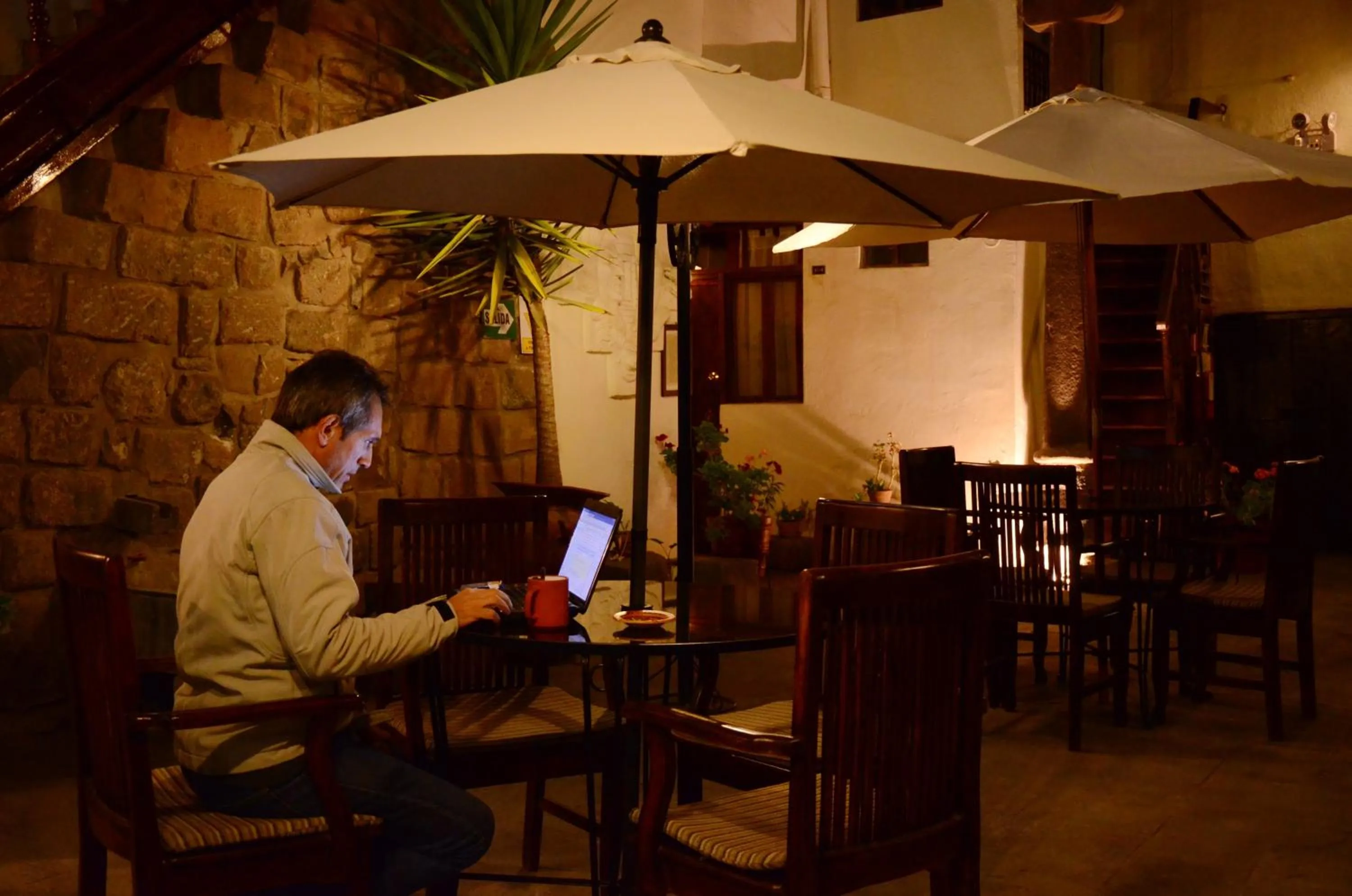 Patio in Unaytambo Boutique Hotel Cusco
