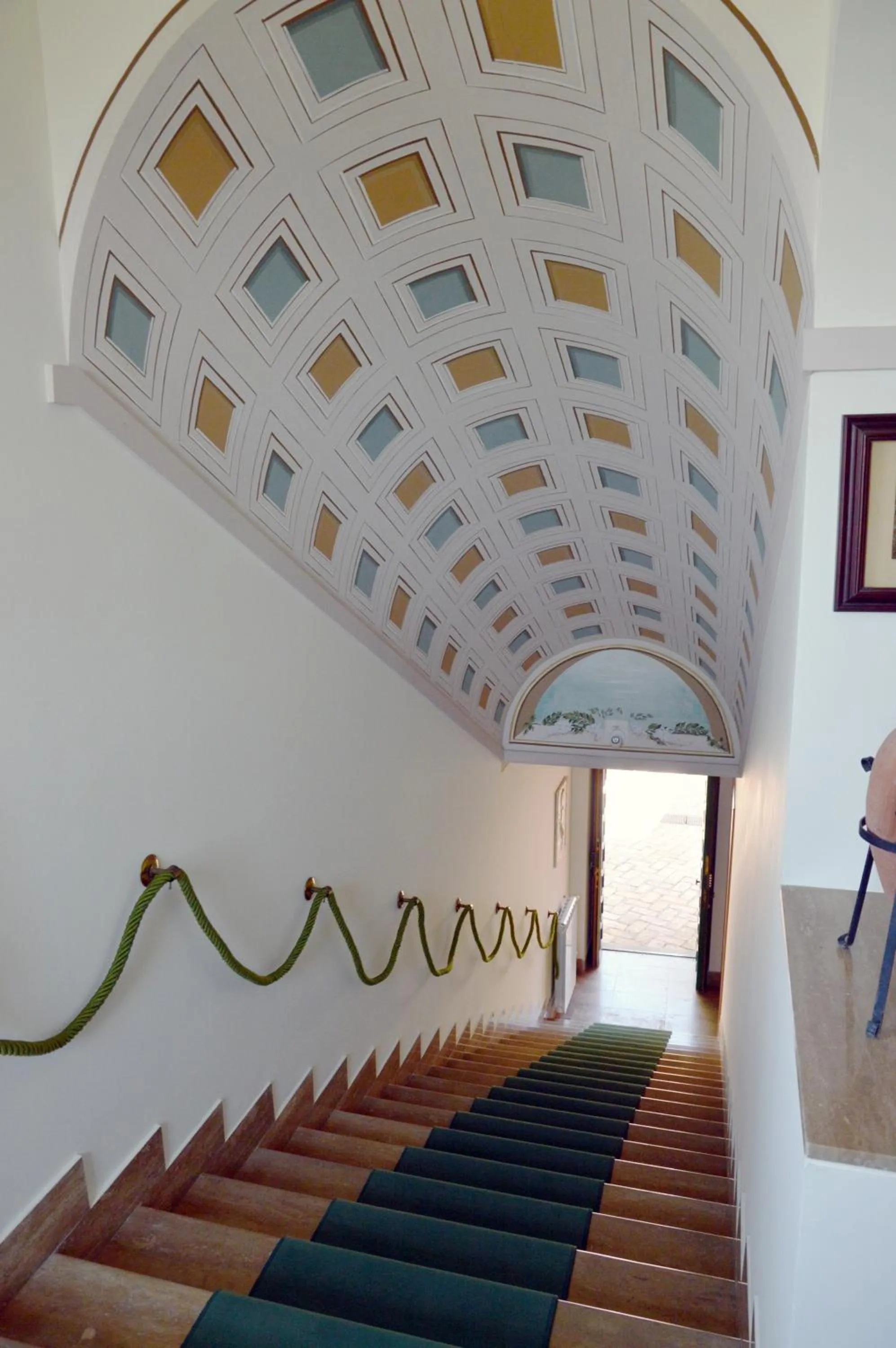 Decorative detail in Antica Villa di Bruto