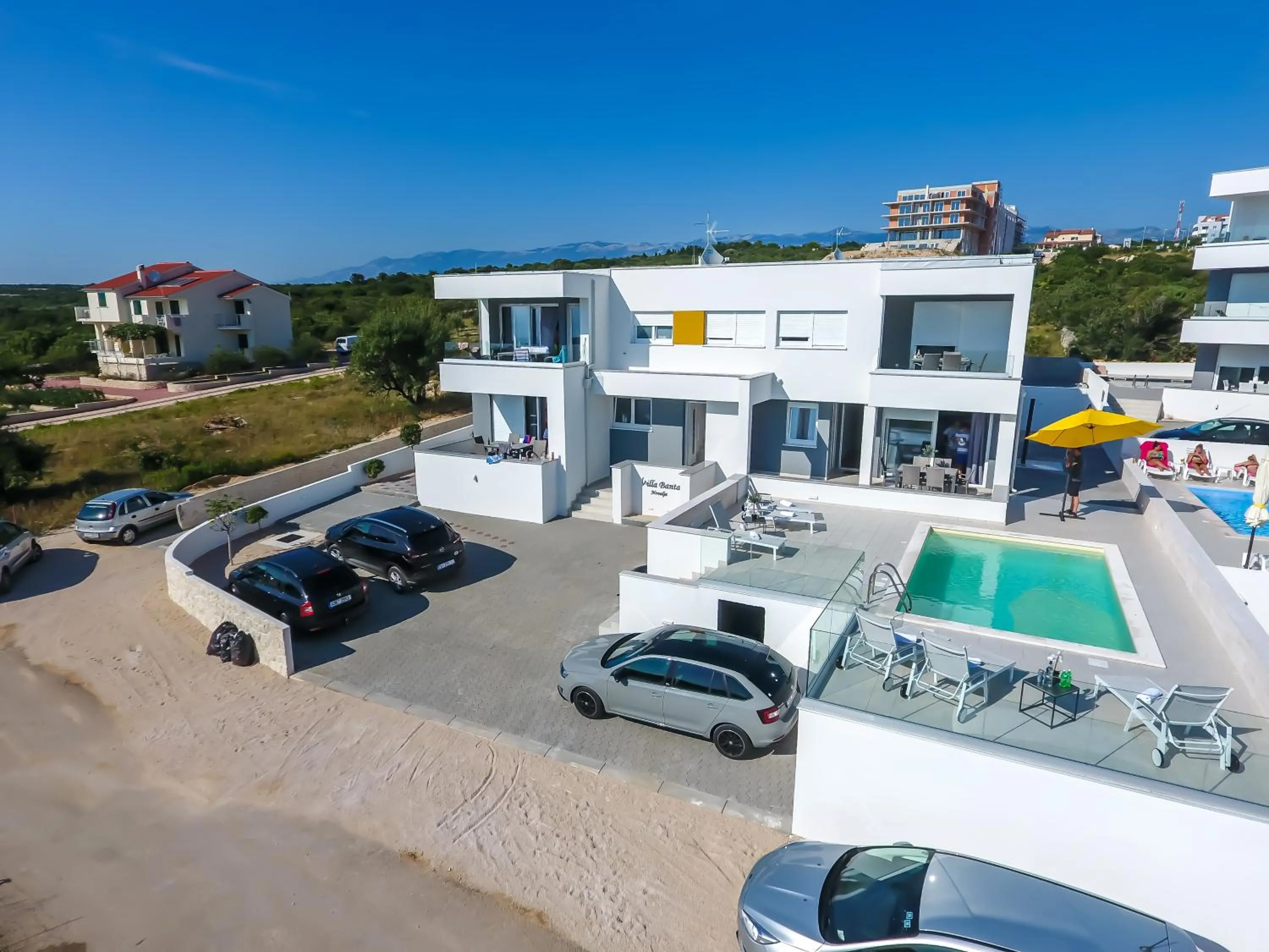 Property building in Pool Apartments Villa Dalia