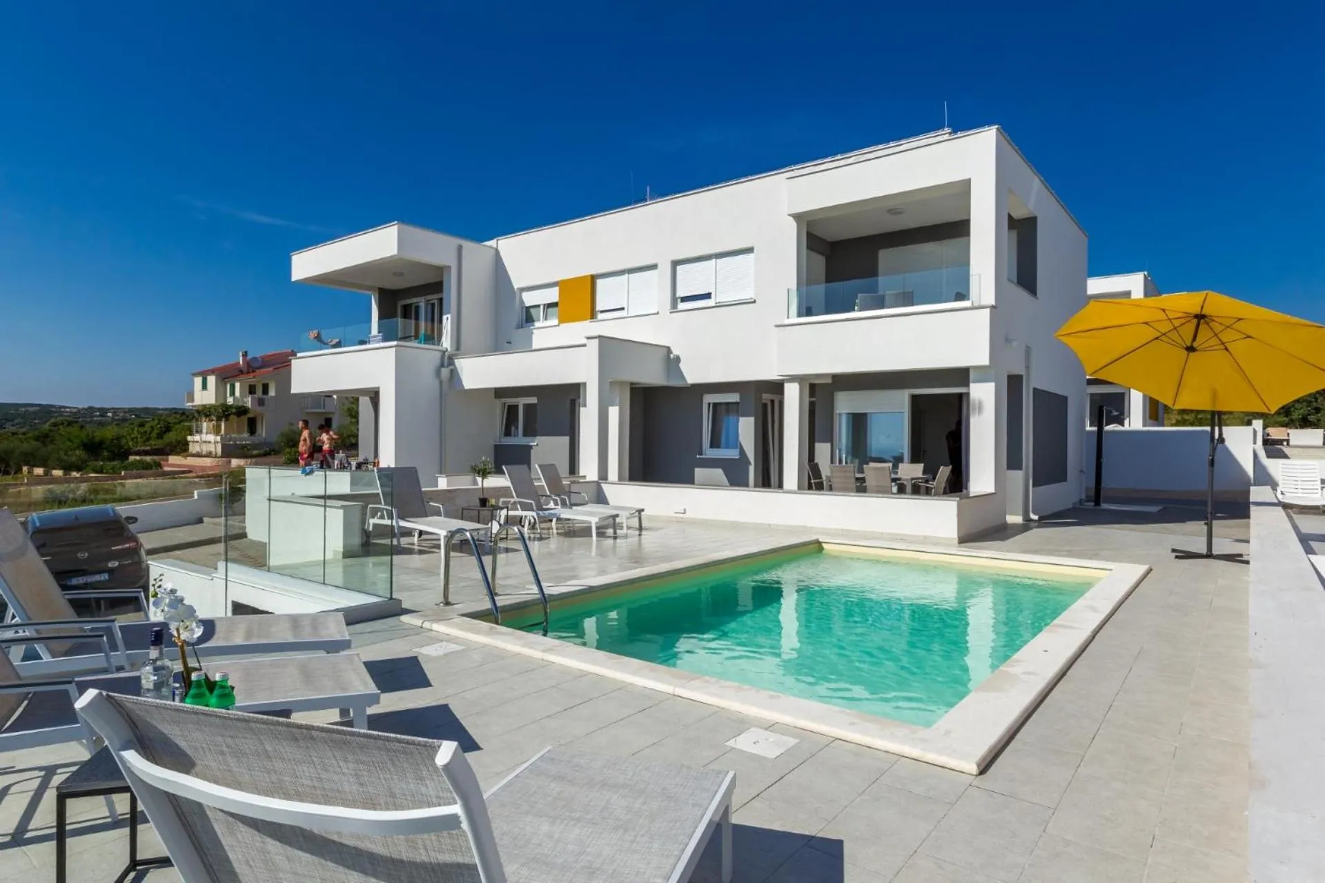 Property building in Pool Apartments Villa Dalia
