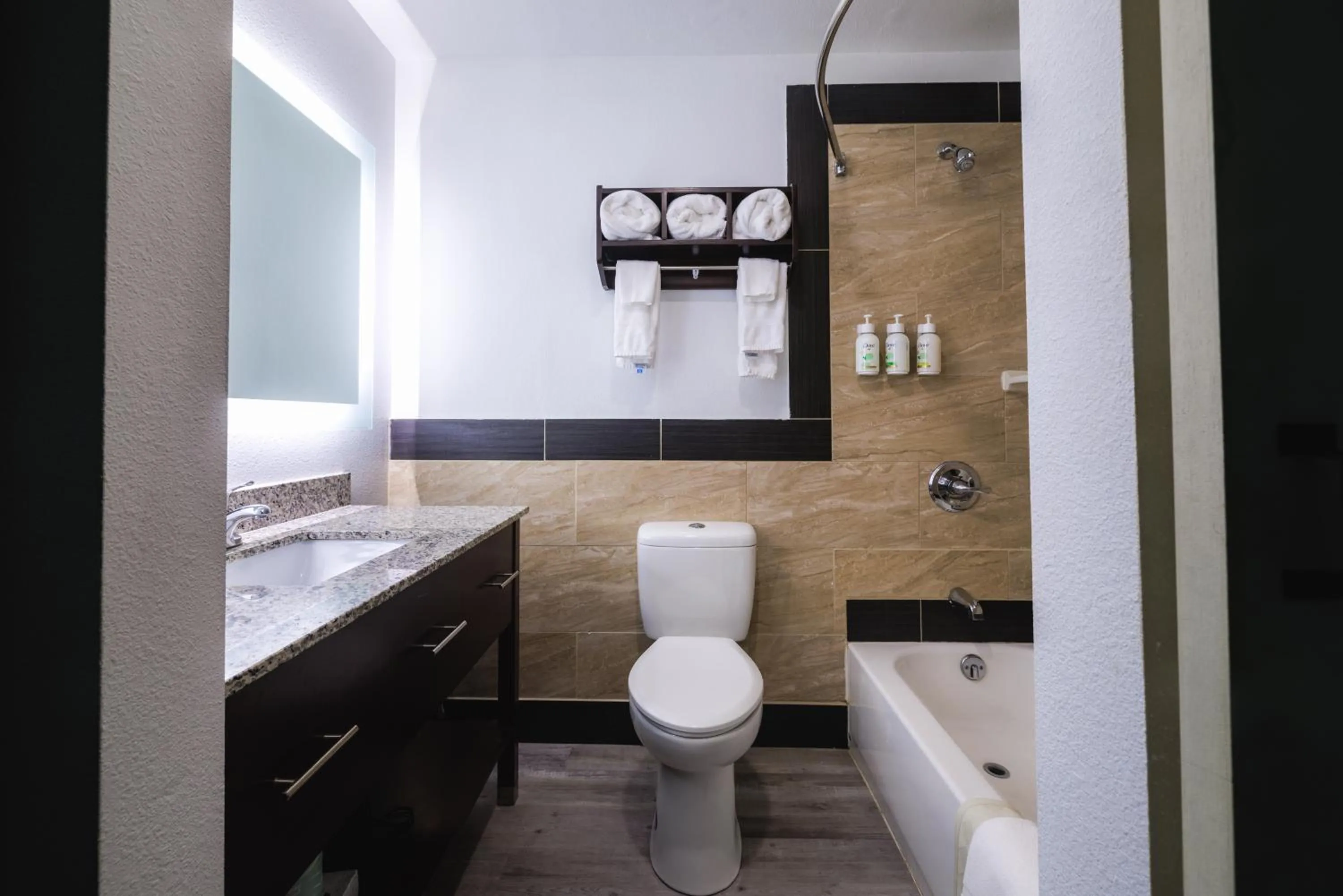 Toilet in La Quinta Inn & Suites by Wyndham Fort Collins, Colorado