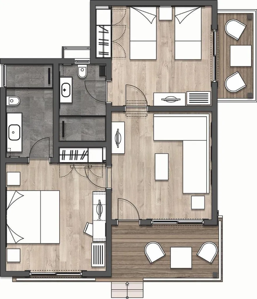 Floor plan in Kimera Lounge Boutique Hotel & Spa