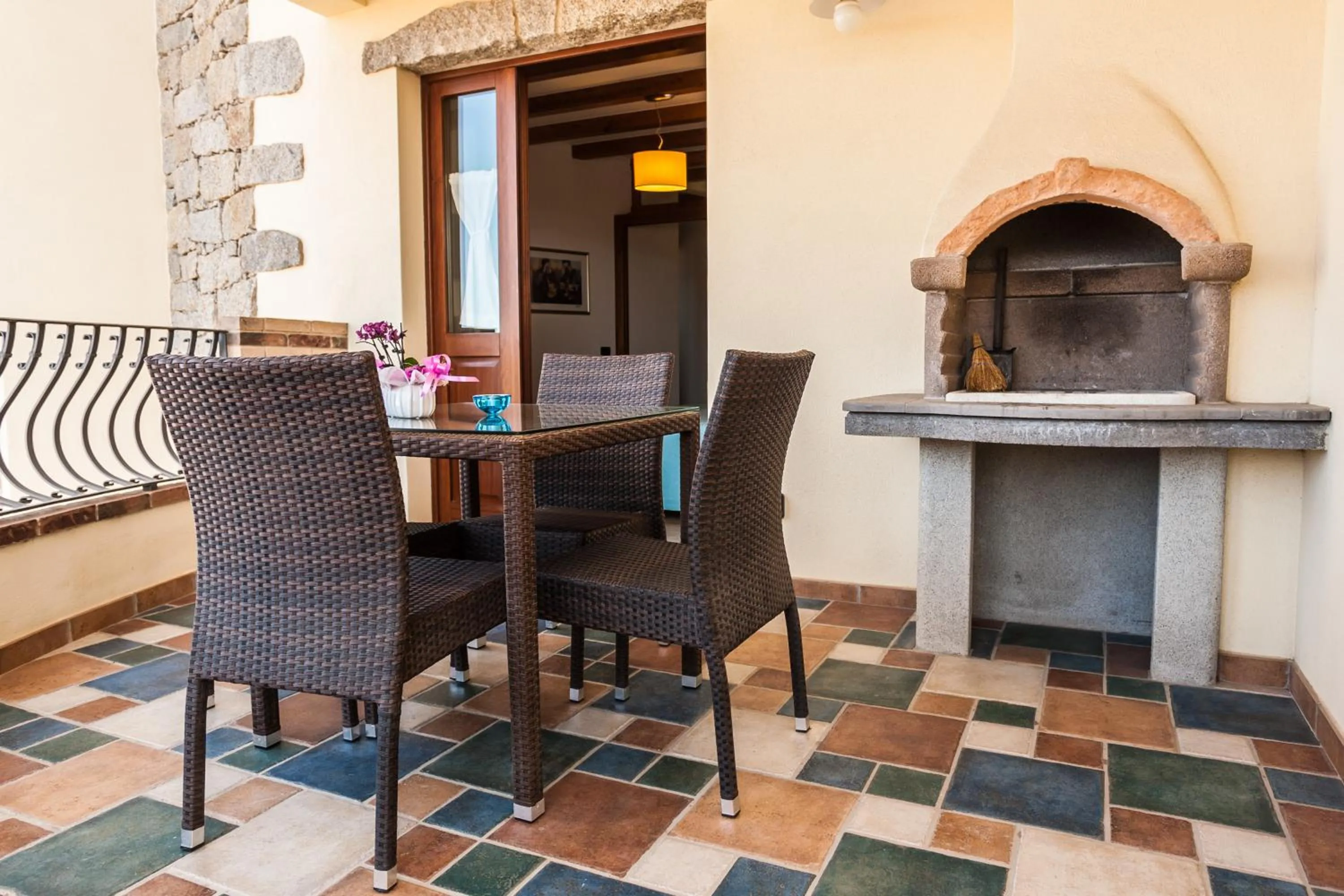 Balcony/Terrace in Residenza Petrera