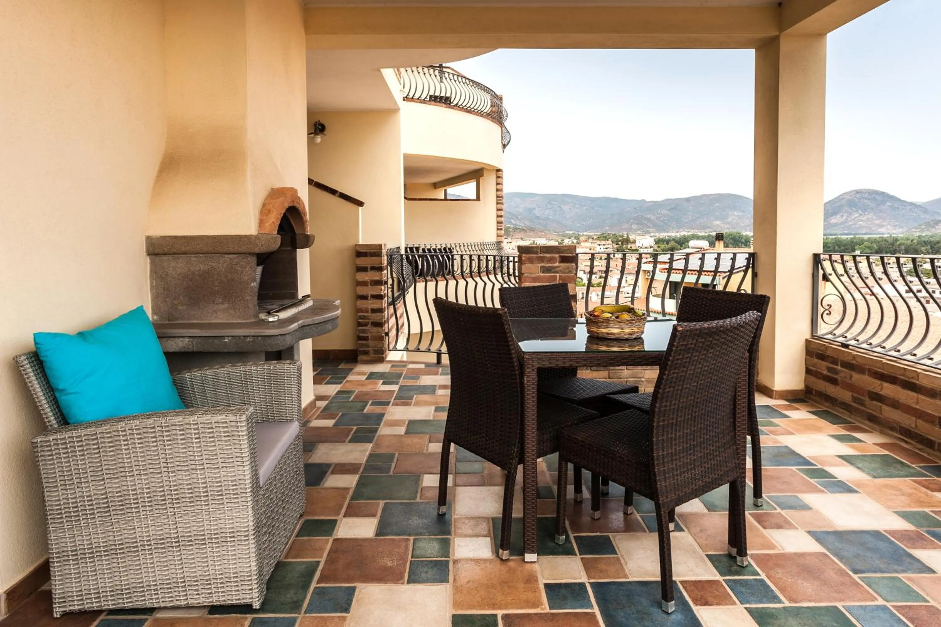 Balcony/Terrace in Residenza Petrera