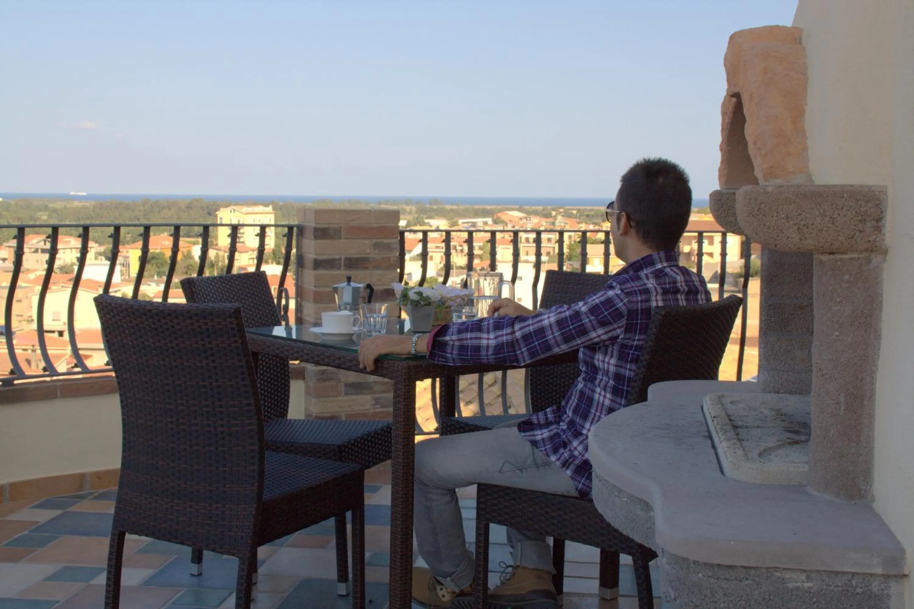 Balcony/Terrace in Residenza Petrera