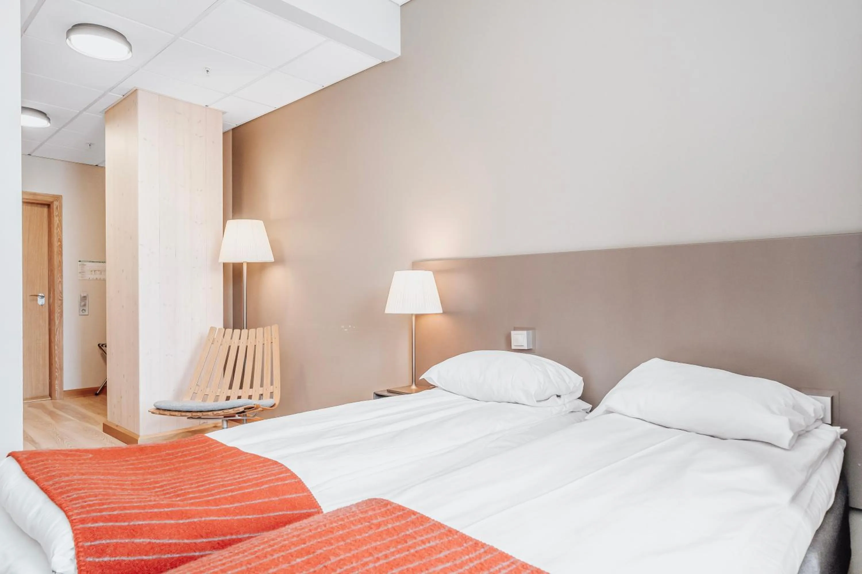 Bedroom, Bed in Wood Hotel by Frich's