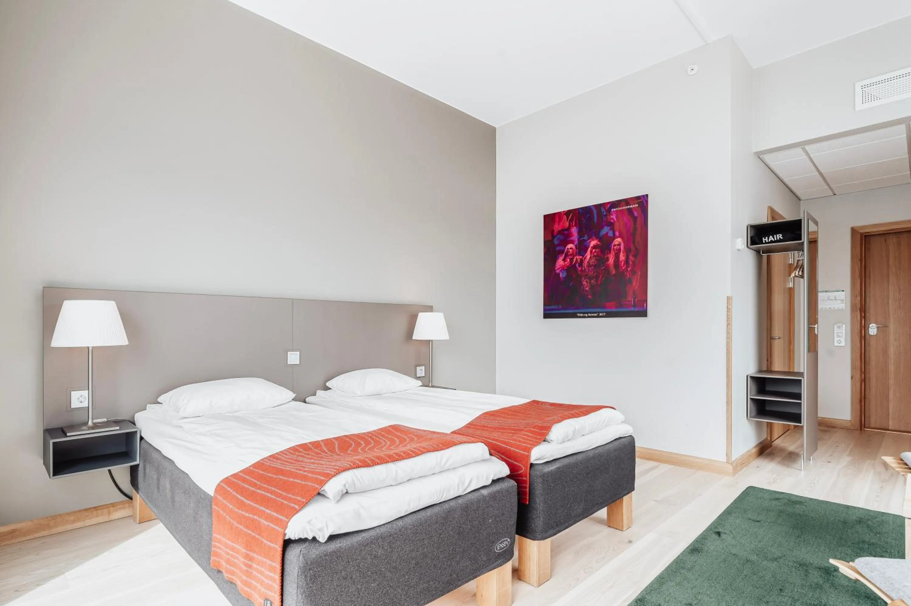 Bedroom, Bed in Wood Hotel by Frich's