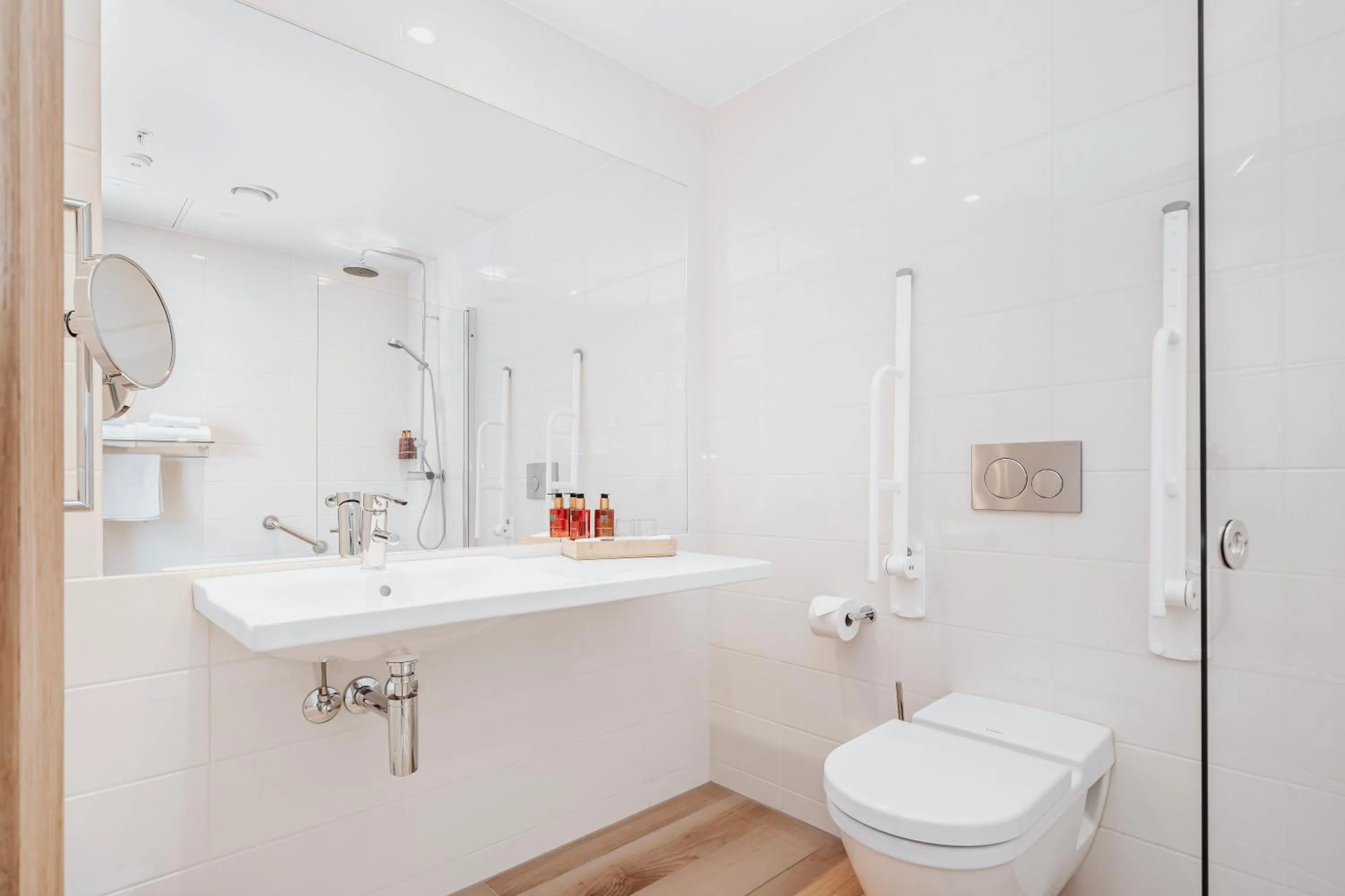 Bathroom in Wood Hotel by Frich's