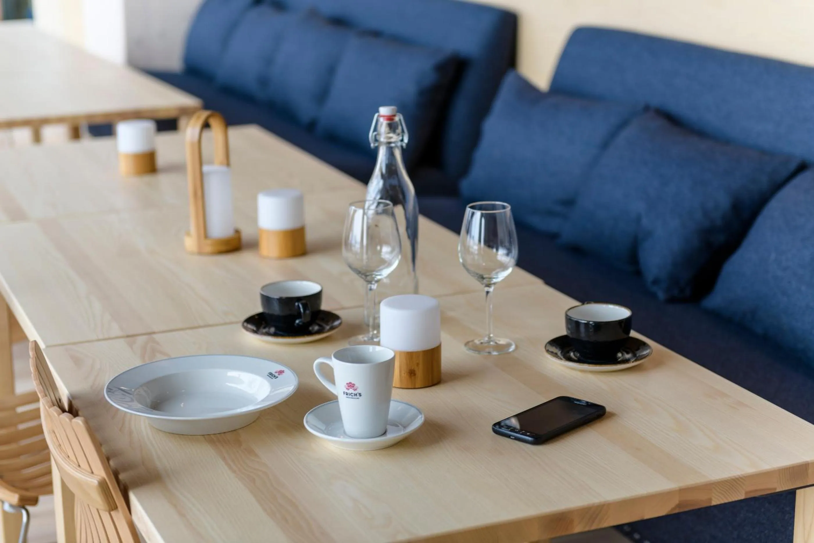 Dining area in Wood Hotel by Frich's
