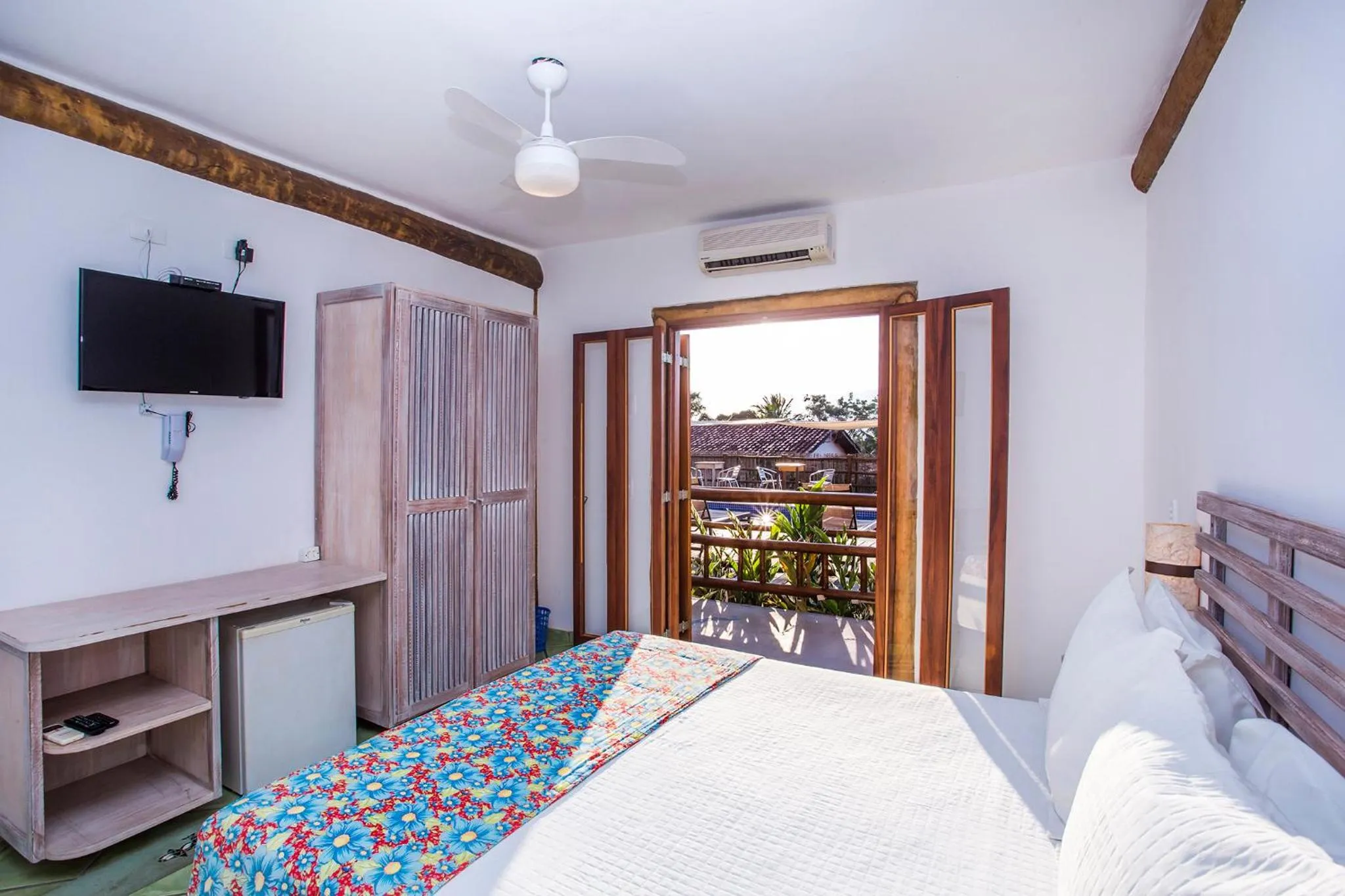 Bed in Pousada Refugio da Harmonia