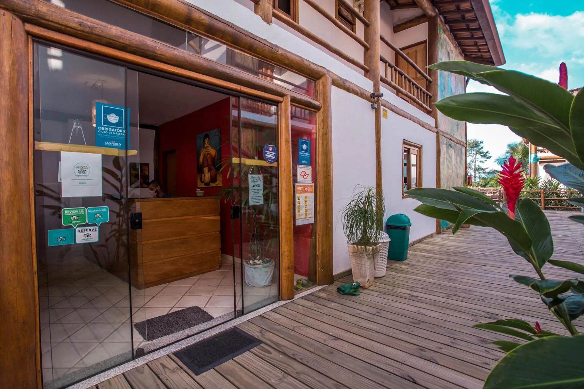 Facade/entrance in Pousada Refugio da Harmonia