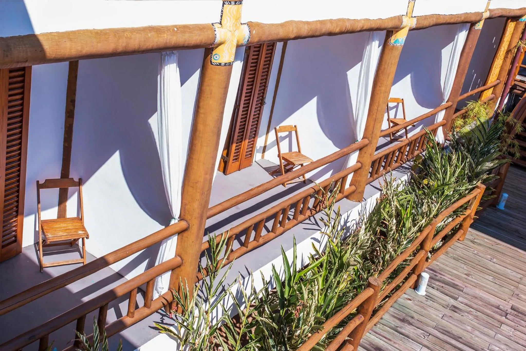 Balcony/Terrace in Pousada Refugio da Harmonia
