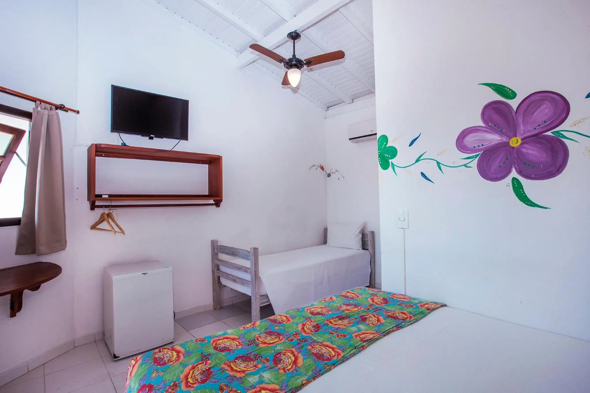 Bed in Pousada Refugio da Harmonia