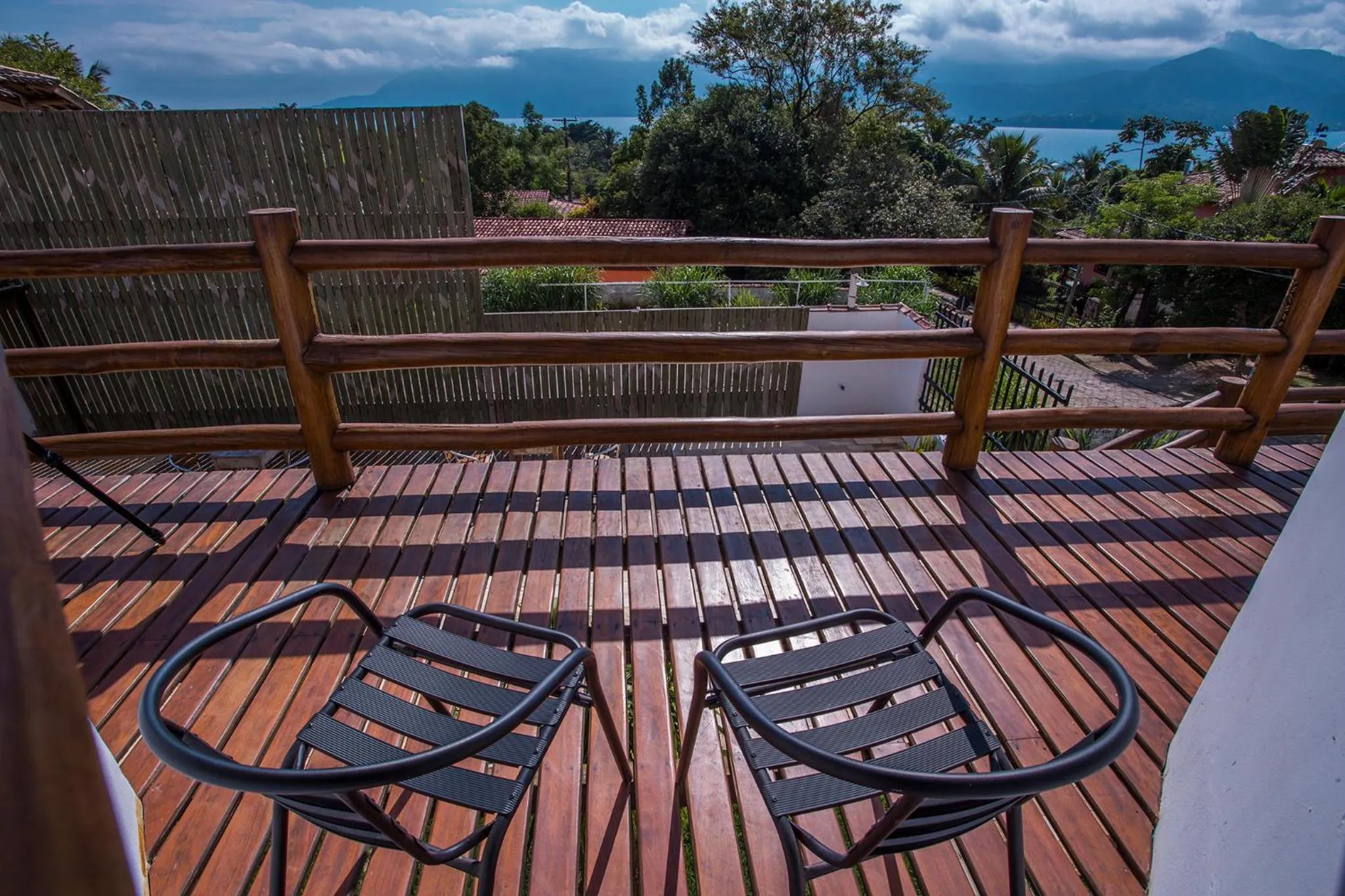 Balcony/Terrace in Pousada Refugio da Harmonia