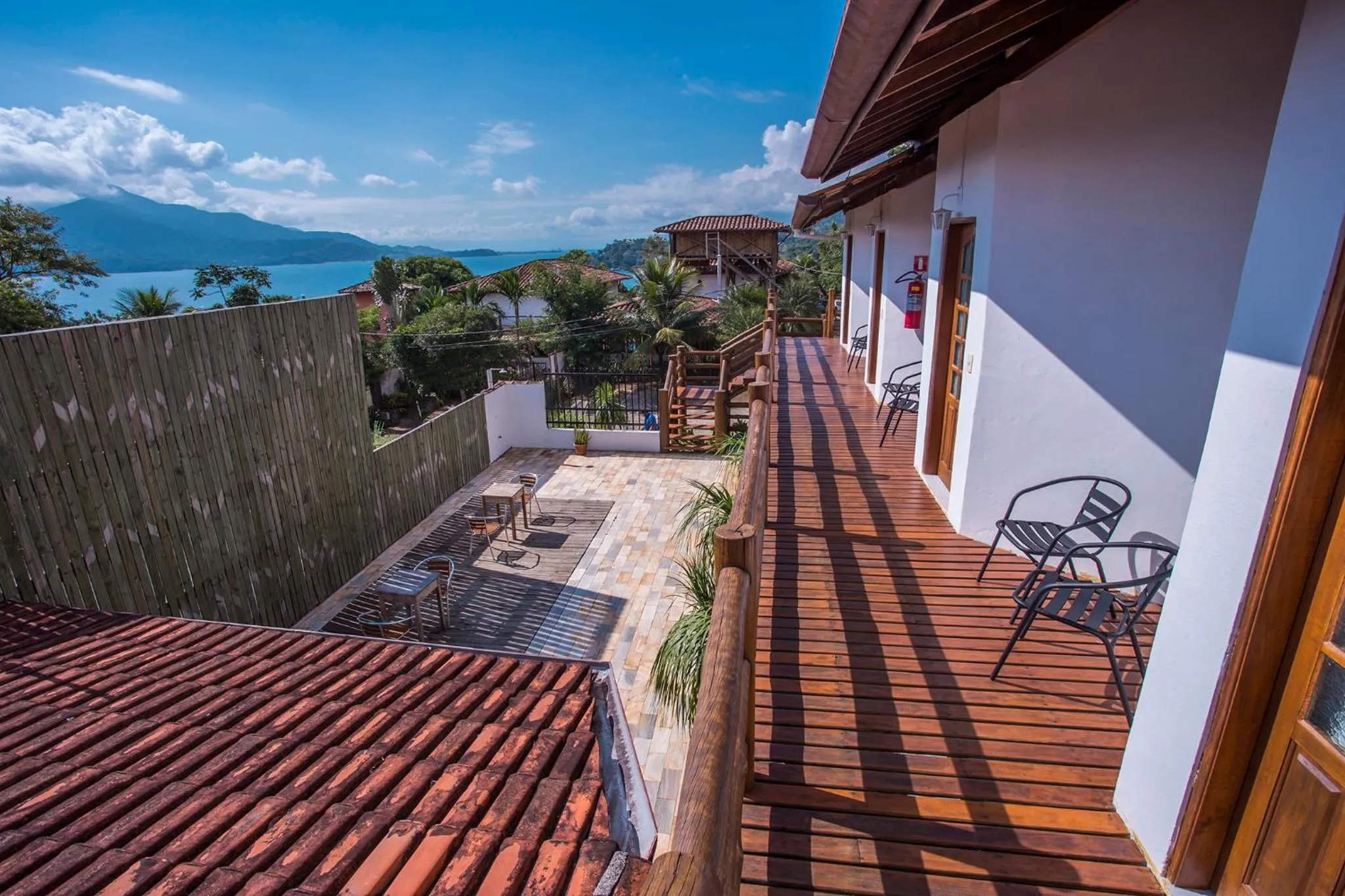 Balcony/Terrace in Pousada Refugio da Harmonia