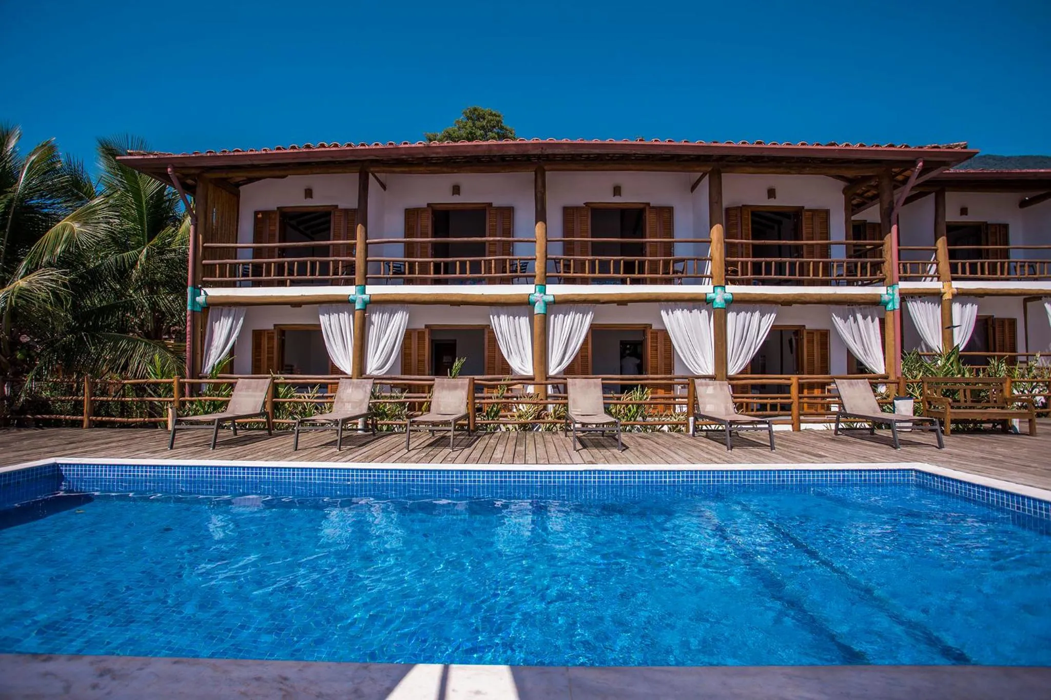 Swimming pool in Pousada Refugio da Harmonia