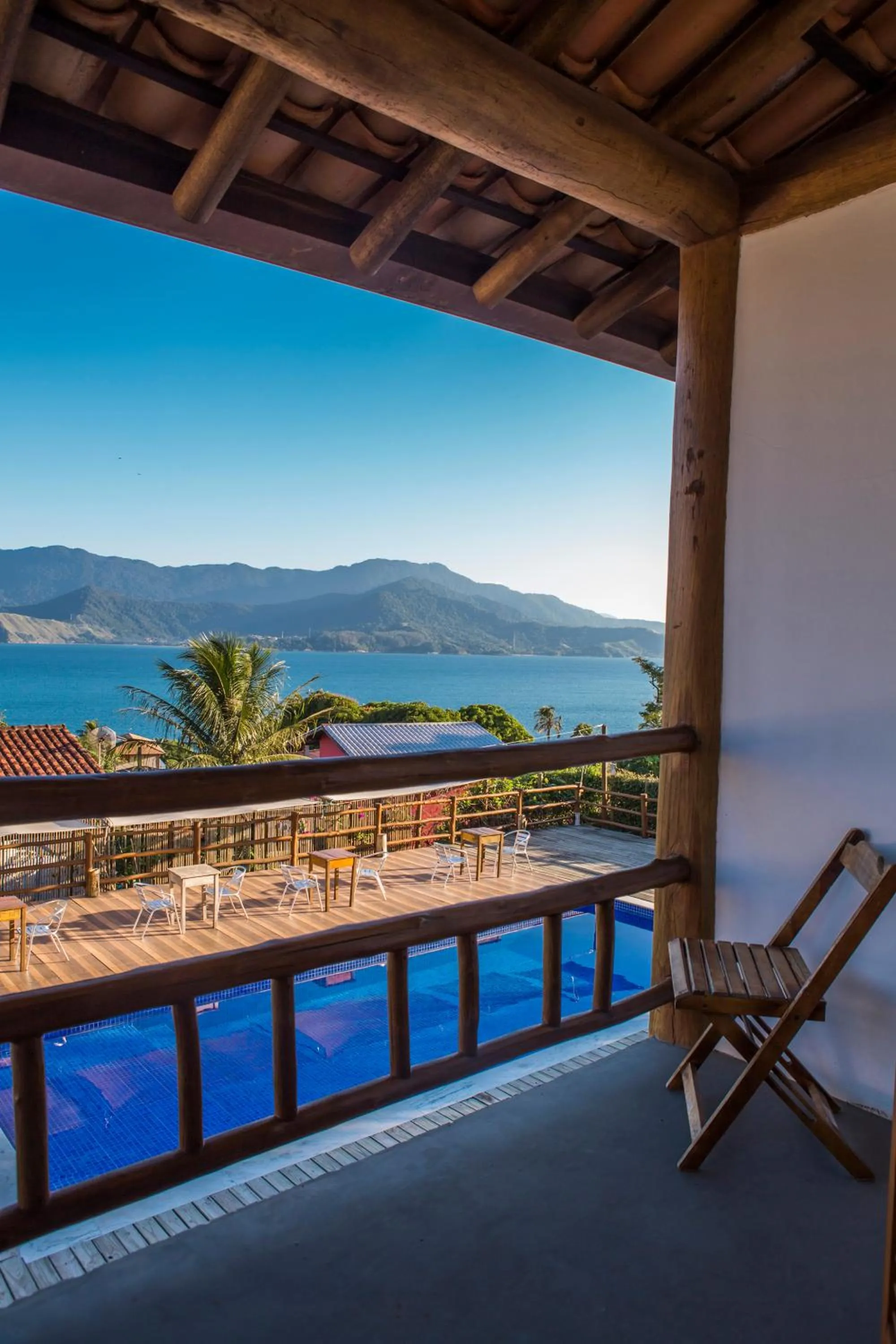 Balcony/Terrace in Pousada Refugio da Harmonia