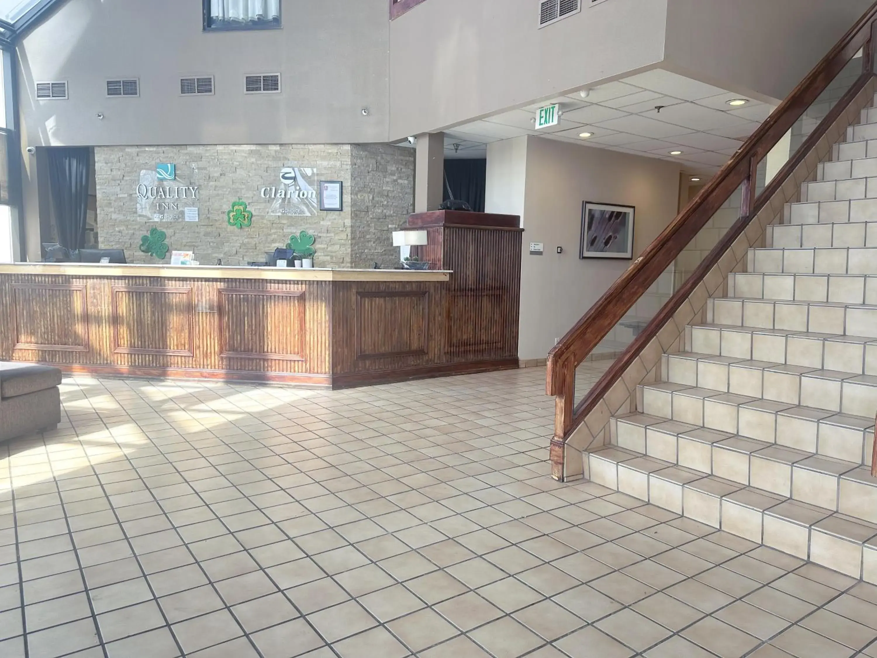 Lobby or reception in Clarion Inn Lobby or reception in Clarion Inn