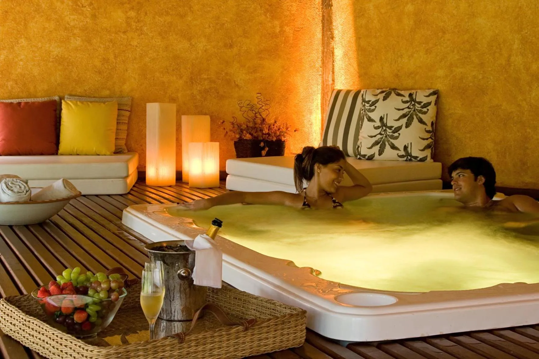 Hot Tub in Pousada Les Roches