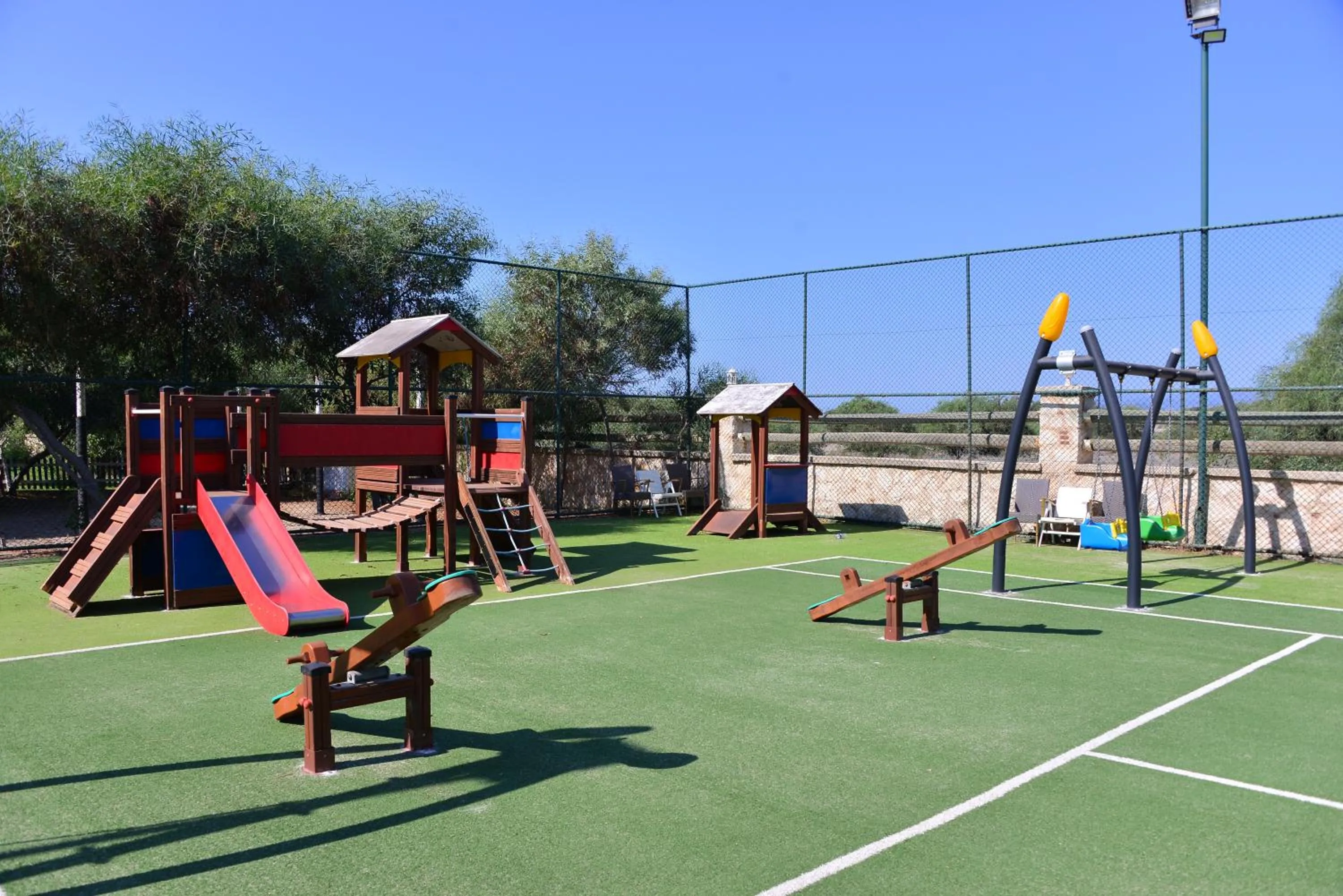 Children play ground in Andriake Beach Club Hotel - All Inclusive