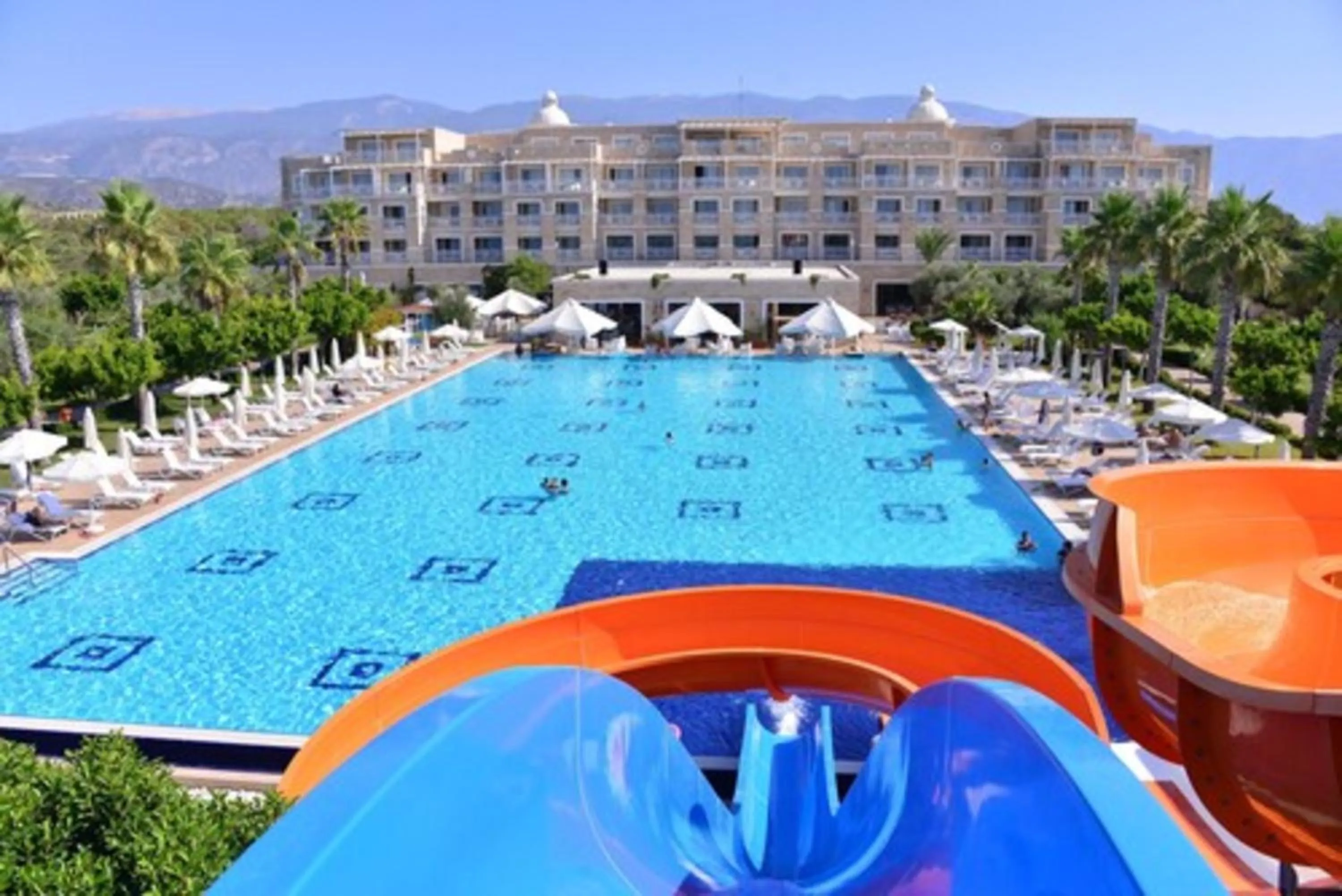 Swimming pool in Andriake Beach Club Hotel - All Inclusive