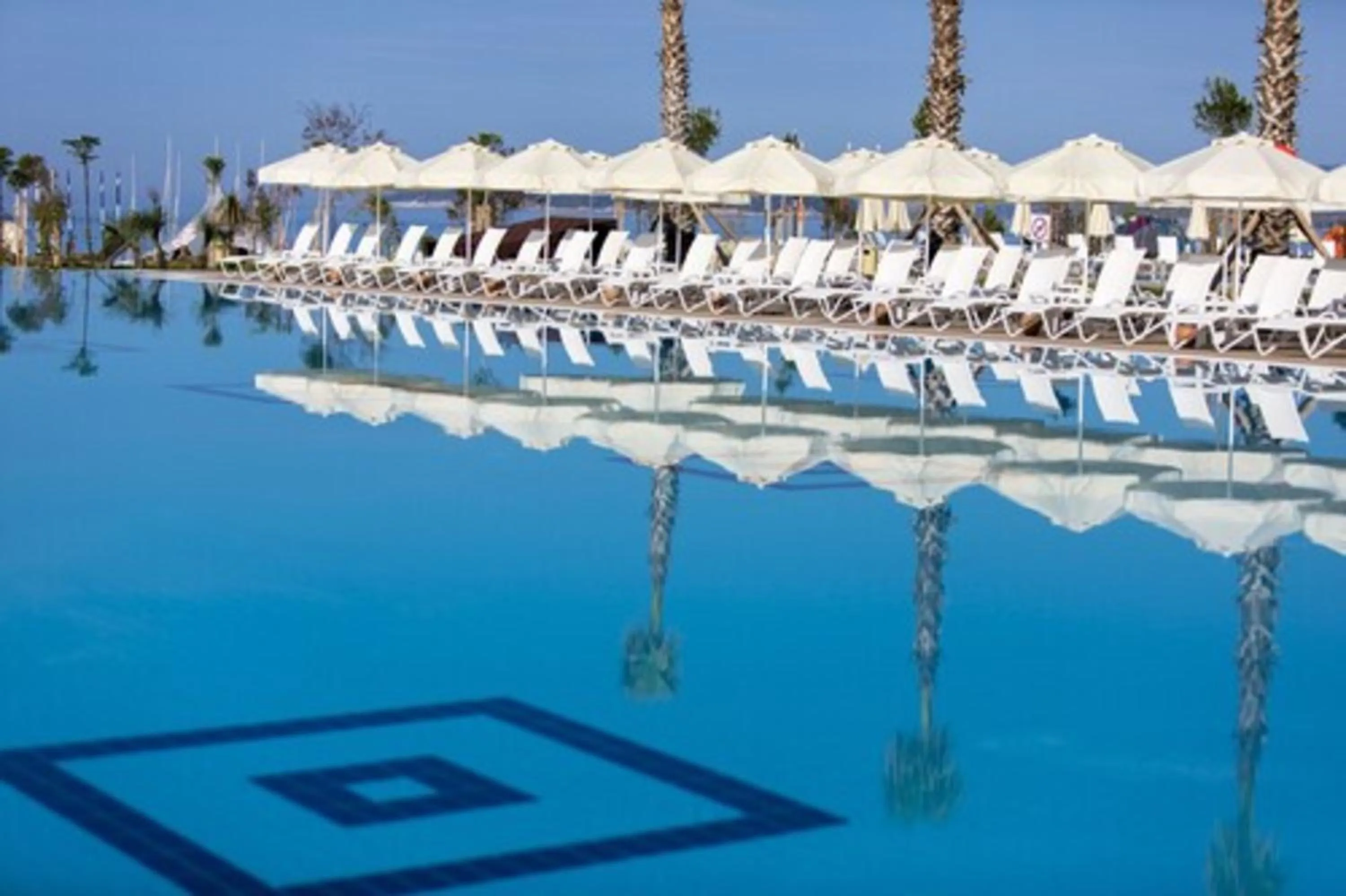 Swimming pool in Andriake Beach Club Hotel - All Inclusive