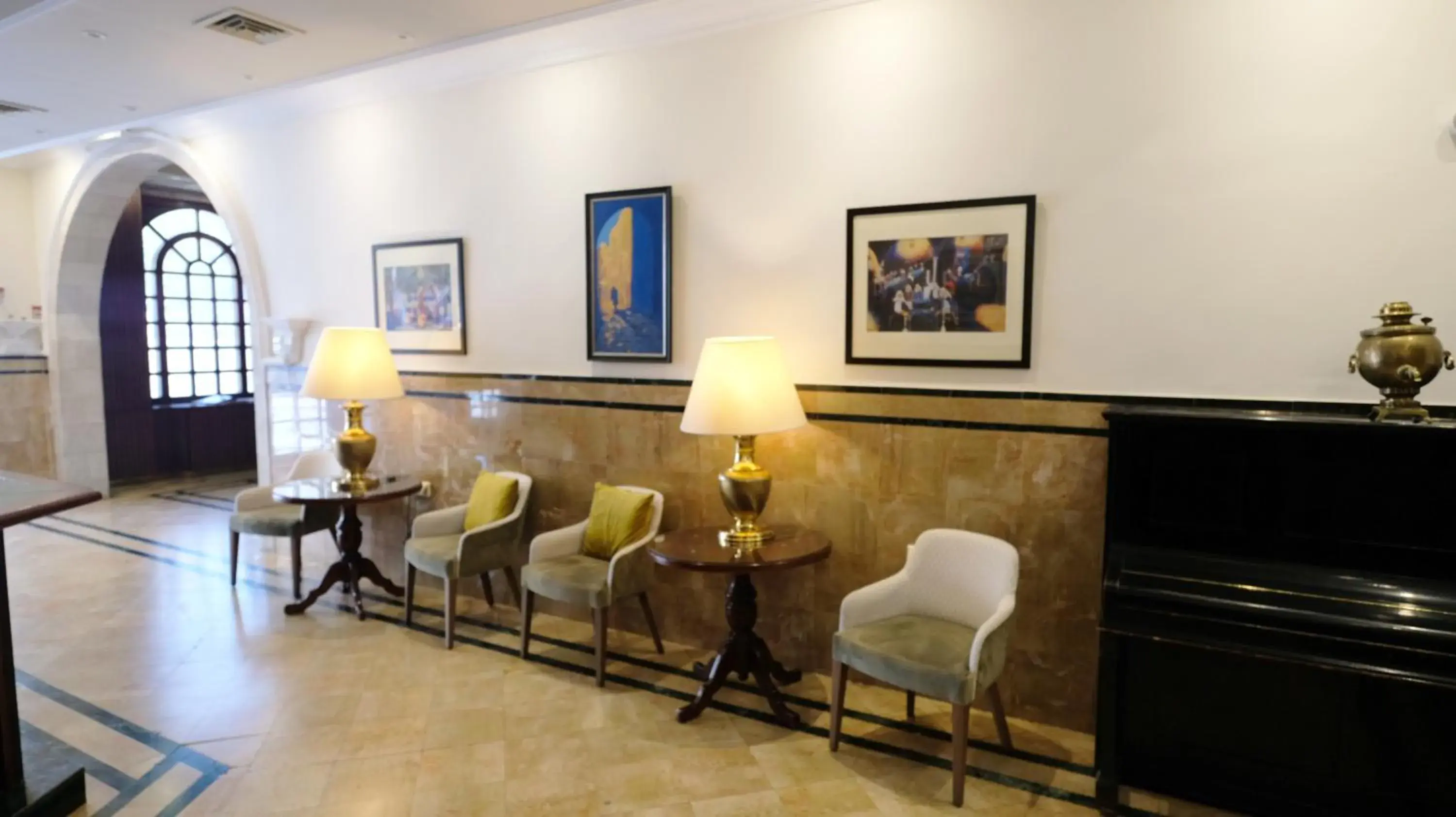 Lobby or reception in Christmas Hotel - Jerusalem Lobby or reception in Christmas Hotel - Jerusalem