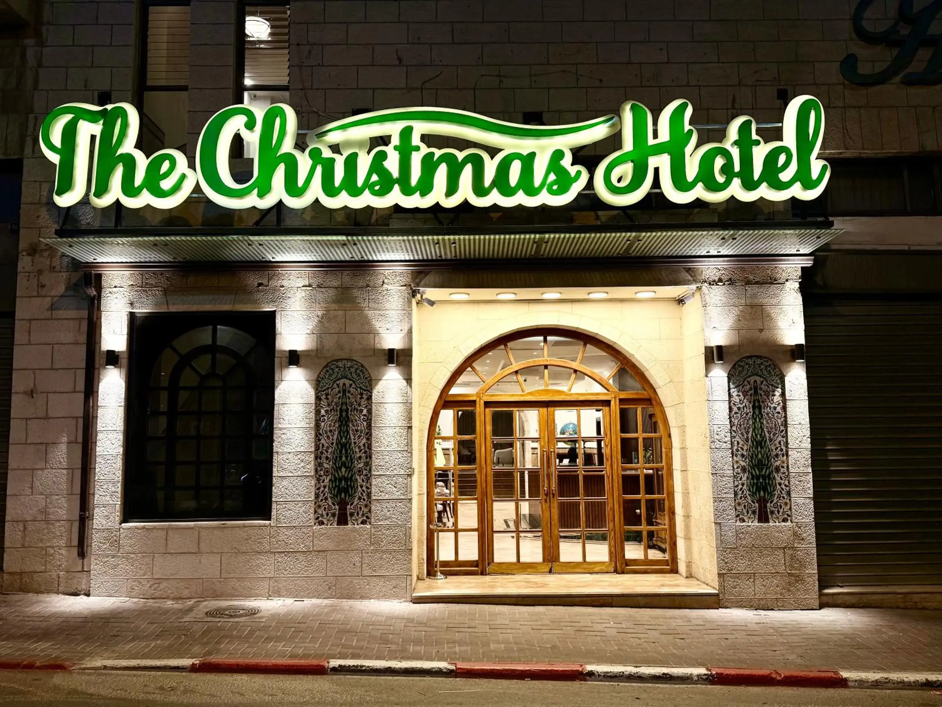 Facade/entrance in Christmas Hotel - Jerusalem Facade/entrance in Christmas Hotel - Jerusalem