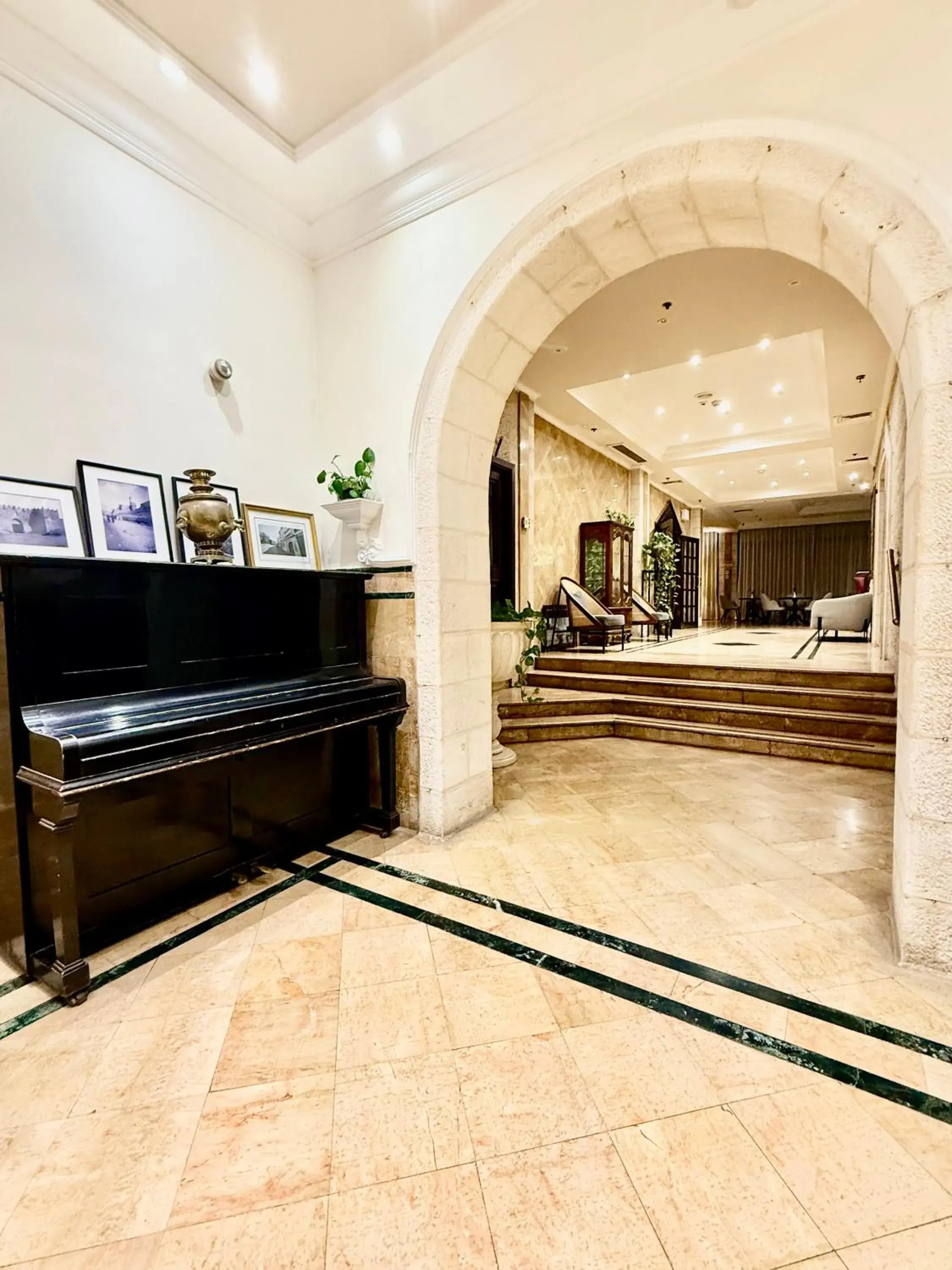 Lobby or reception in Christmas Hotel - Jerusalem Lobby or reception in Christmas Hotel - Jerusalem