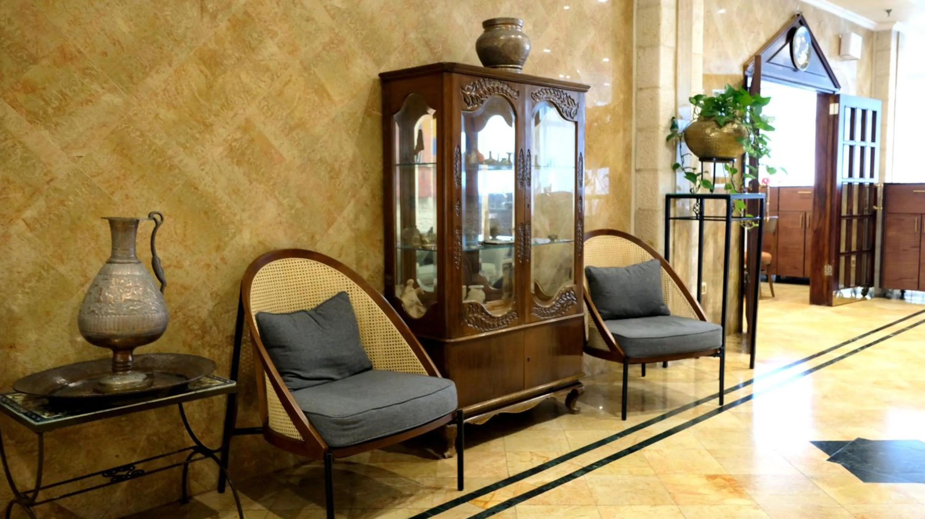 Decorative detail, Seating Area in Christmas Hotel - Jerusalem