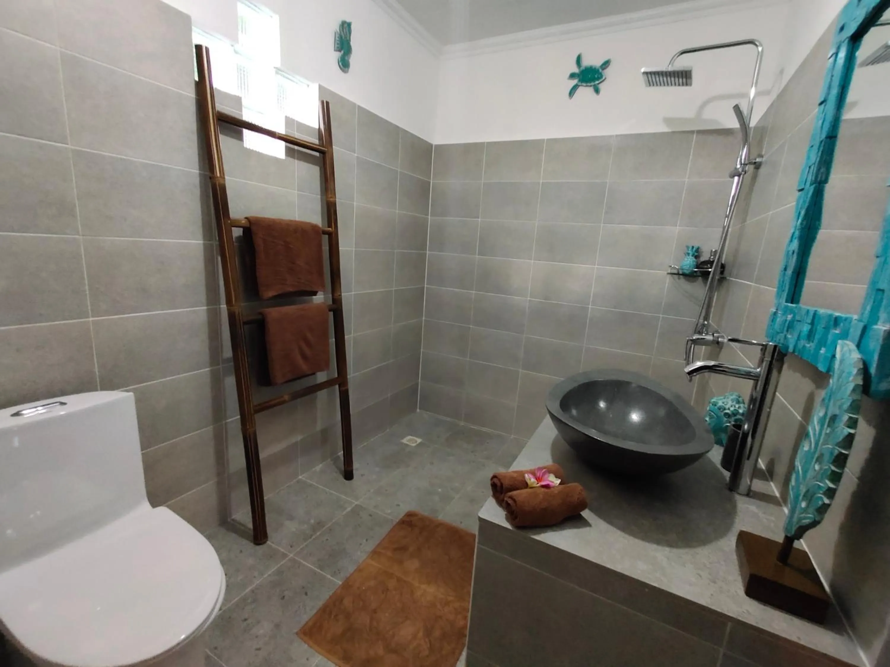 Bathroom in Tropical Bali Hotel