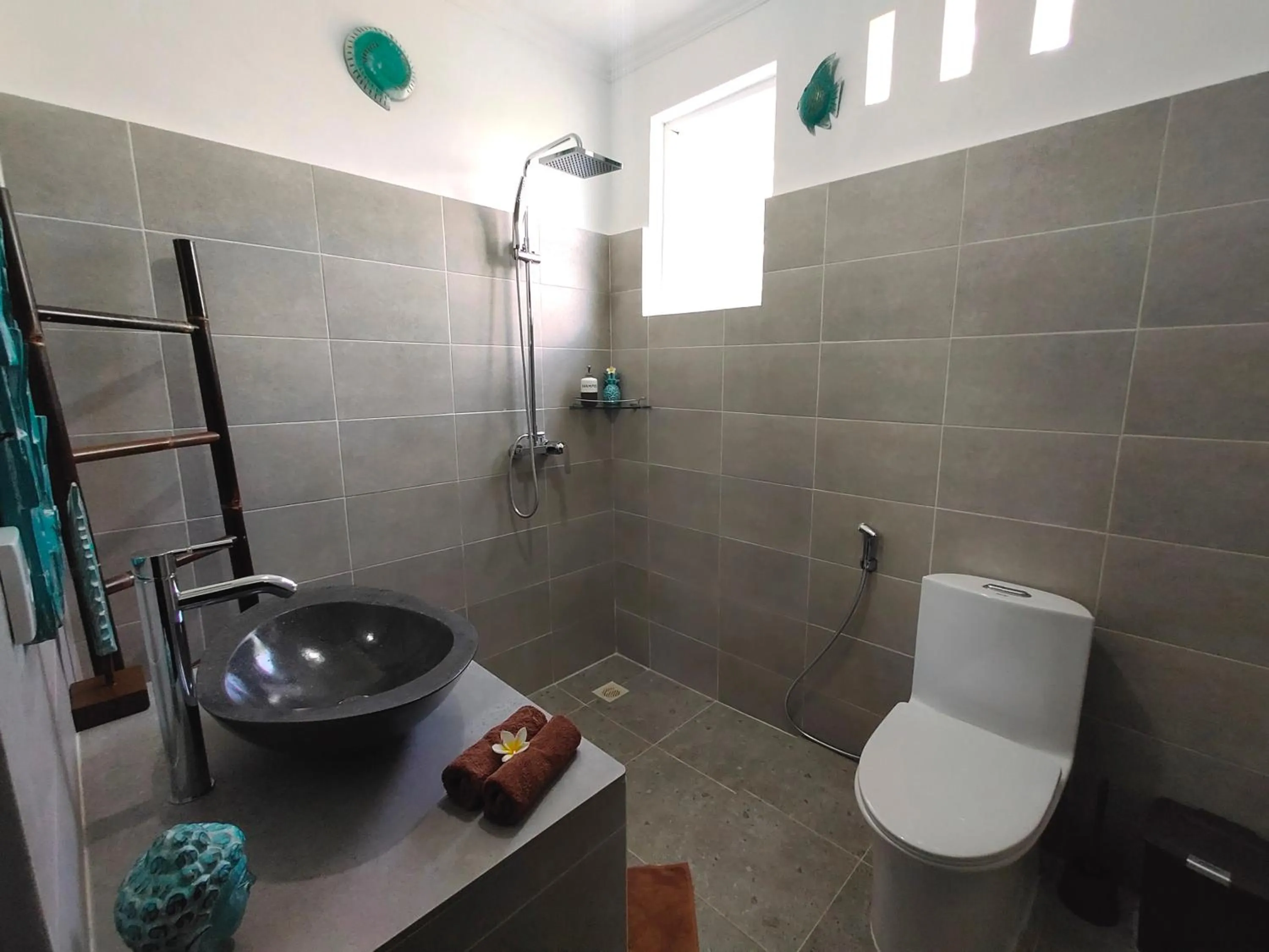 Bathroom in Tropical Bali Hotel