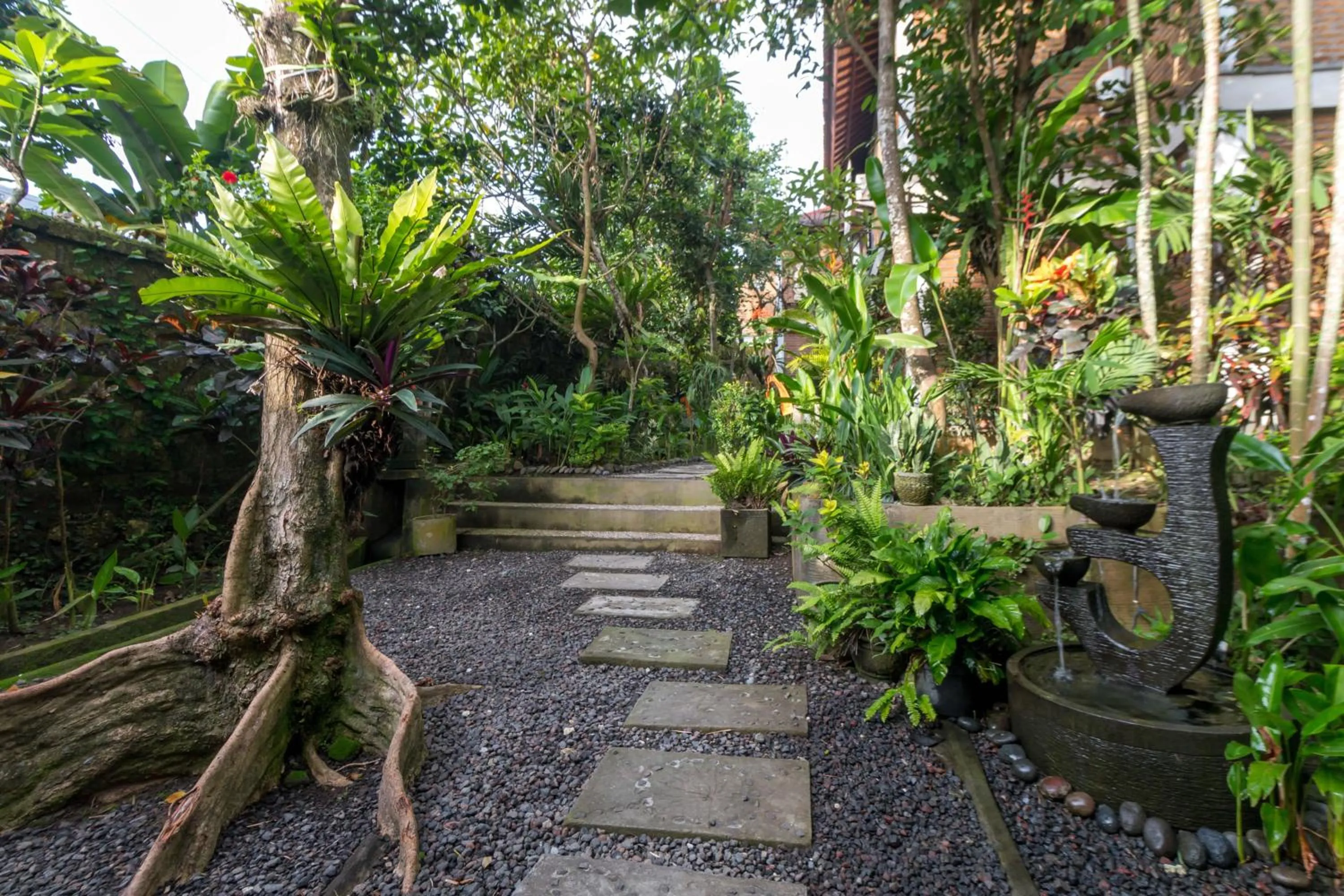 Garden in Tropical Bali Hotel